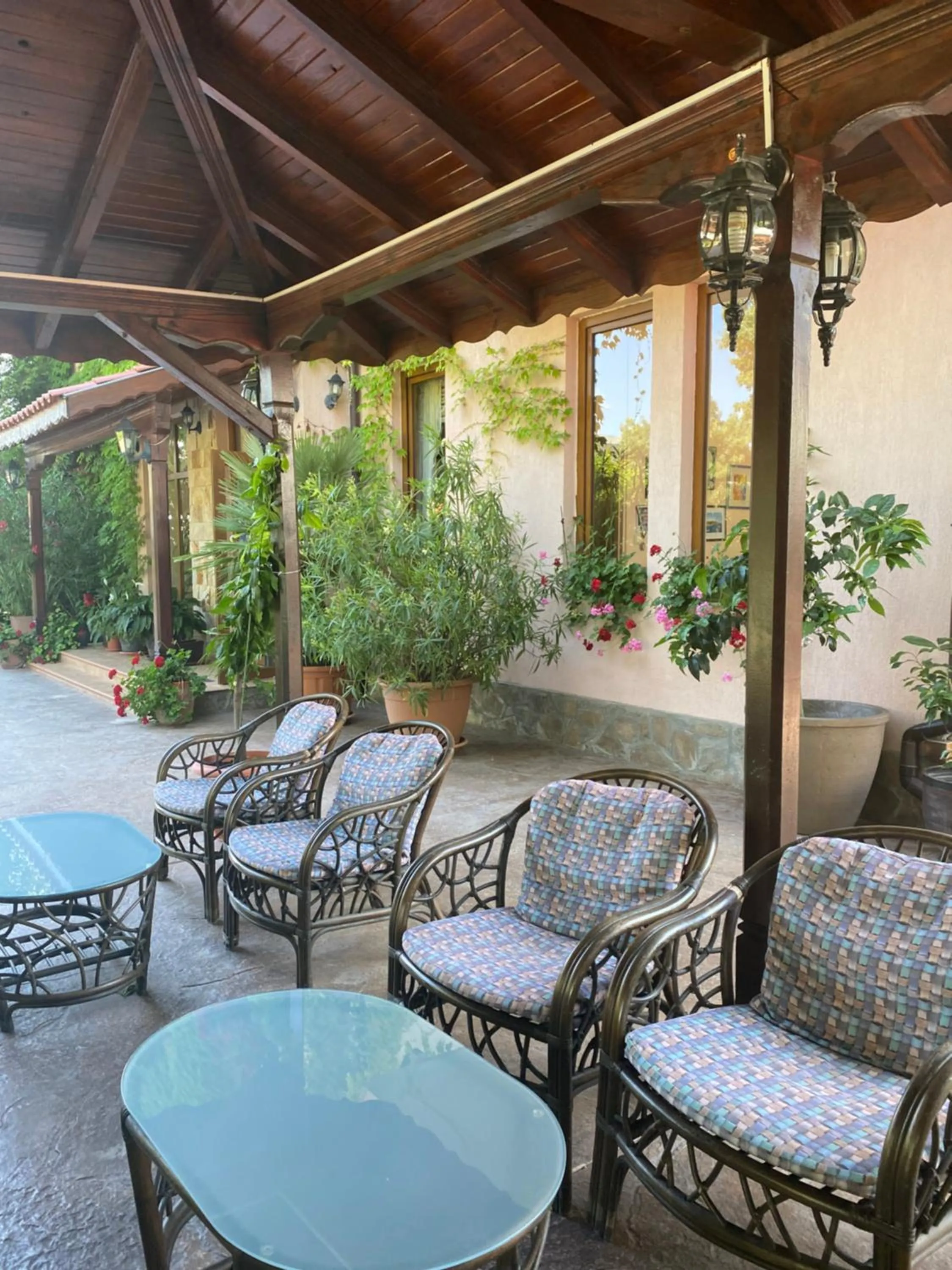Patio in Oleander House and Tennis Club