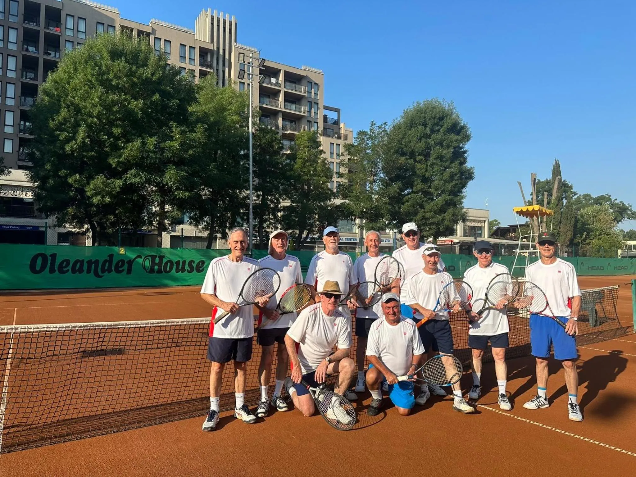 People in Oleander House and Tennis Club