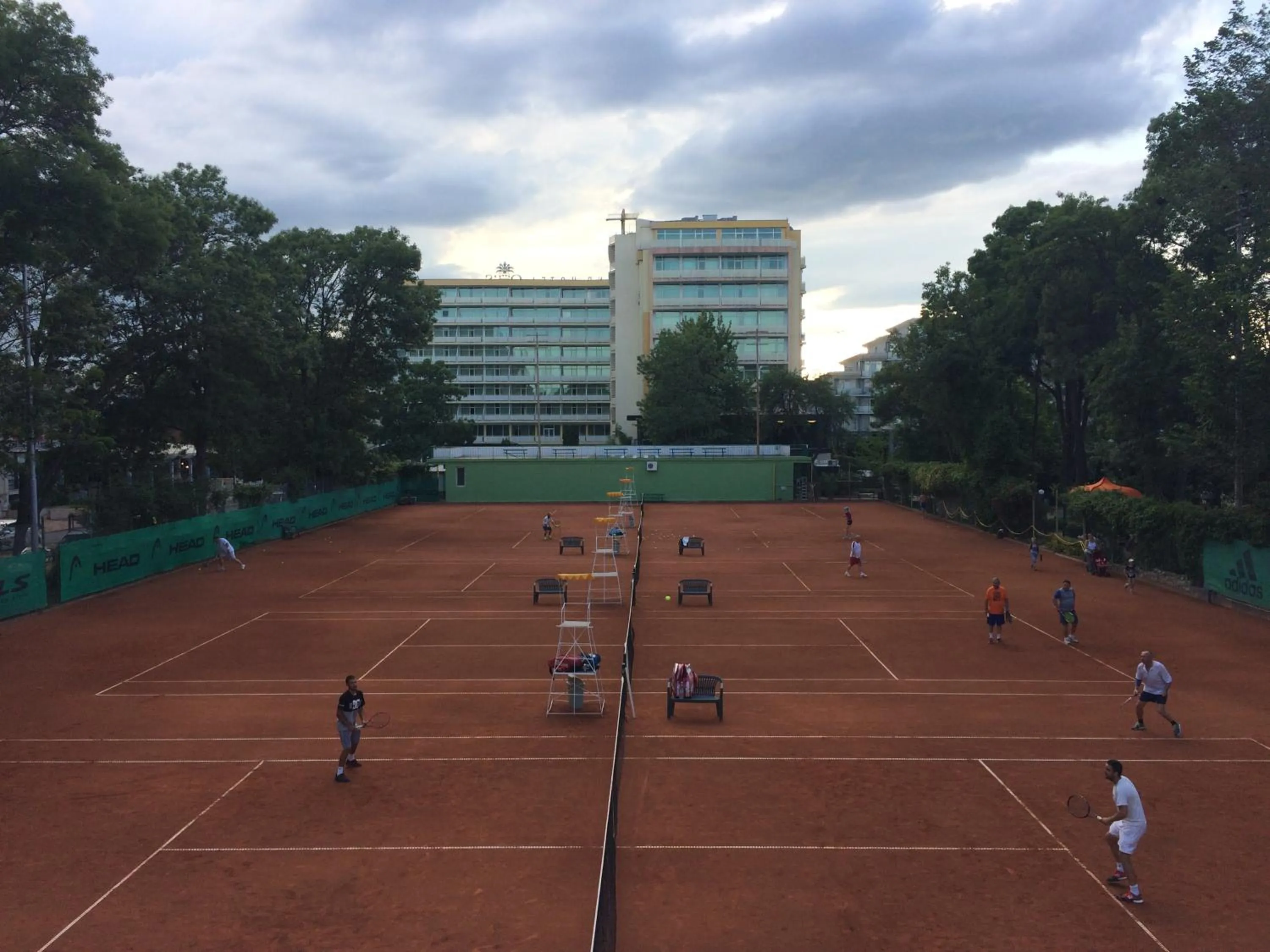 Tennis court in Oleander House and Tennis Club
