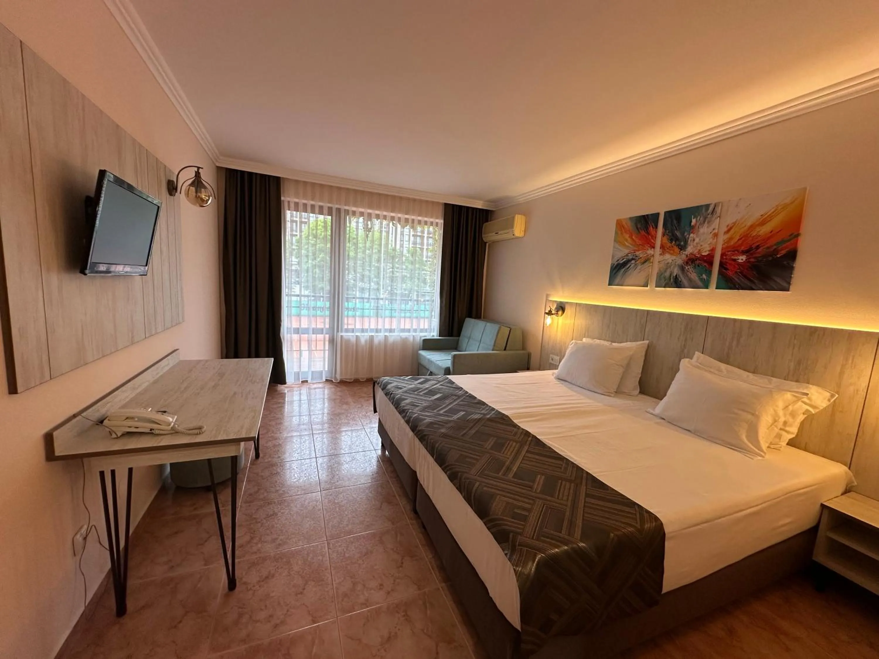 Bed in Oleander House and Tennis Club