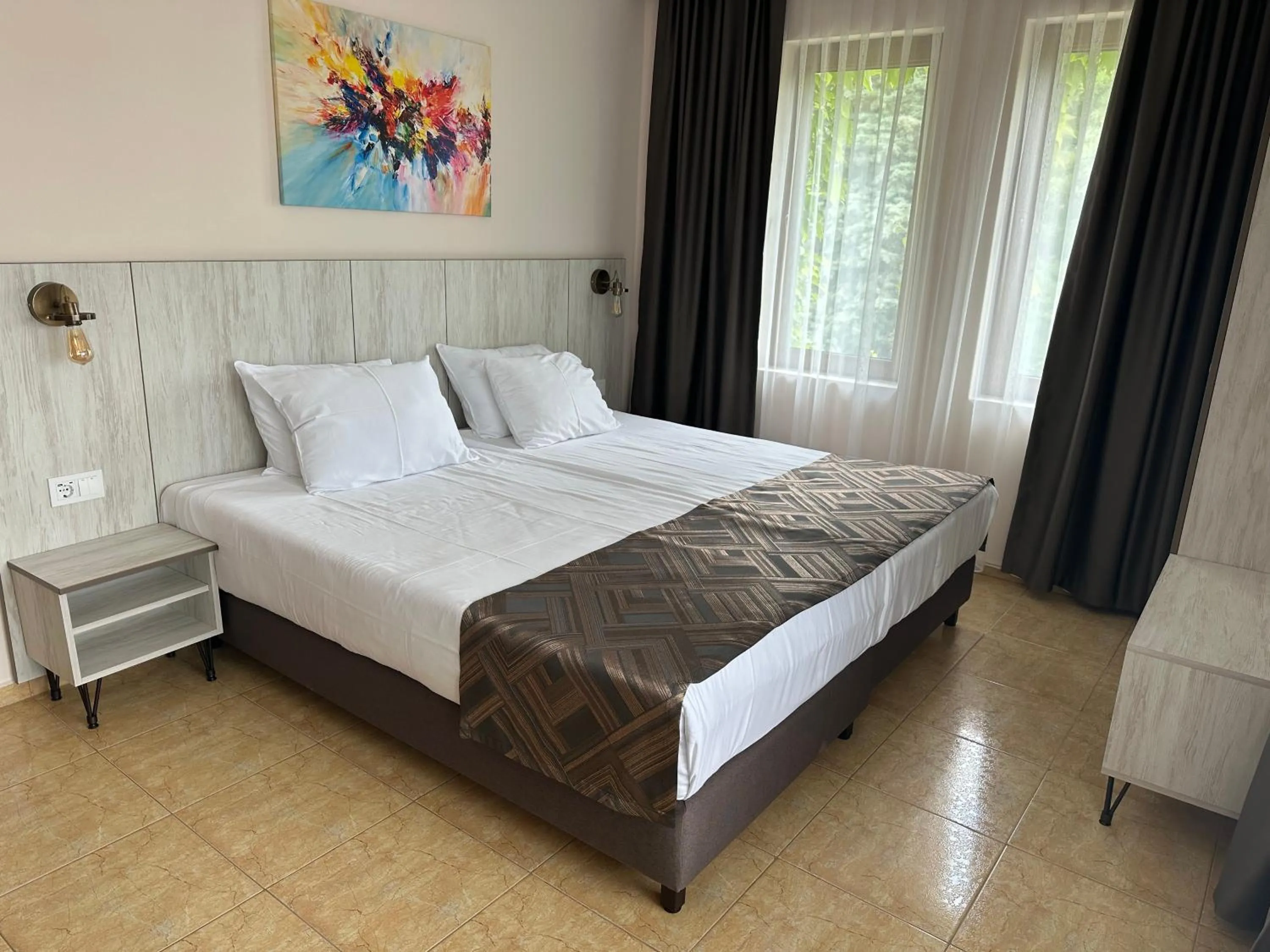 Bedroom, Bed in Oleander House and Tennis Club