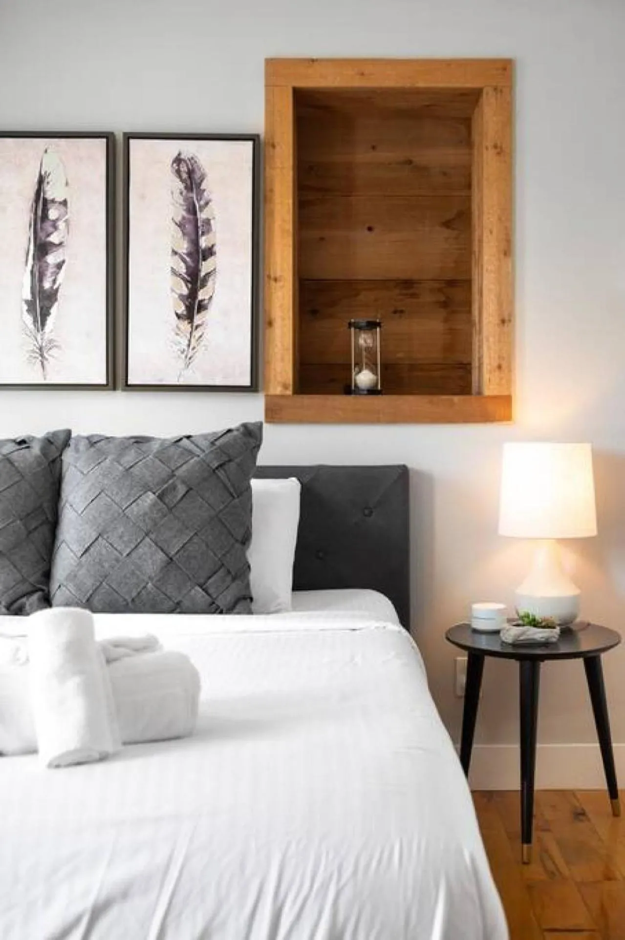Bed in Broadway Suites - Stunning Downtown Condos