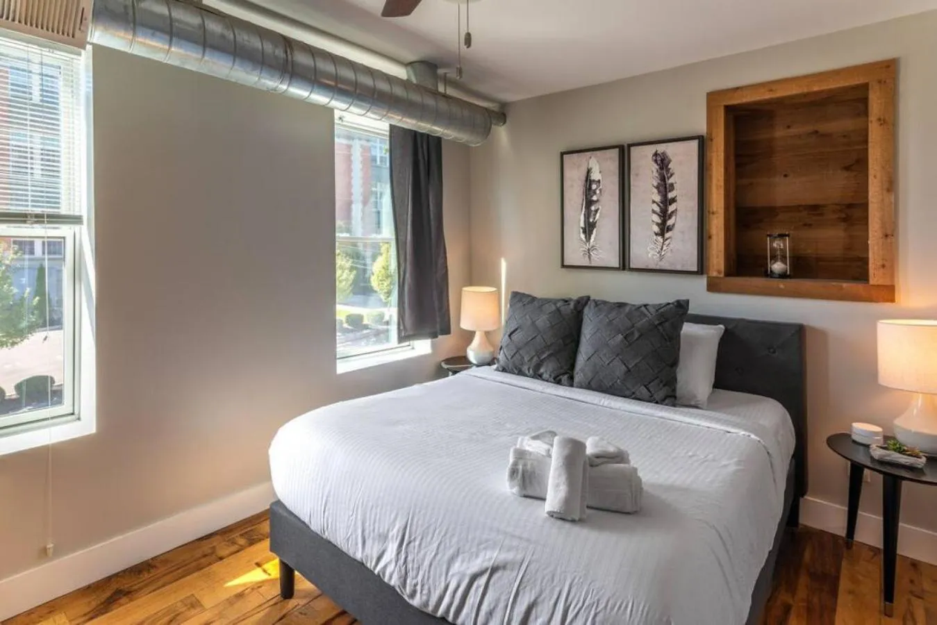 Bed in Broadway Suites - Stunning Downtown Condos