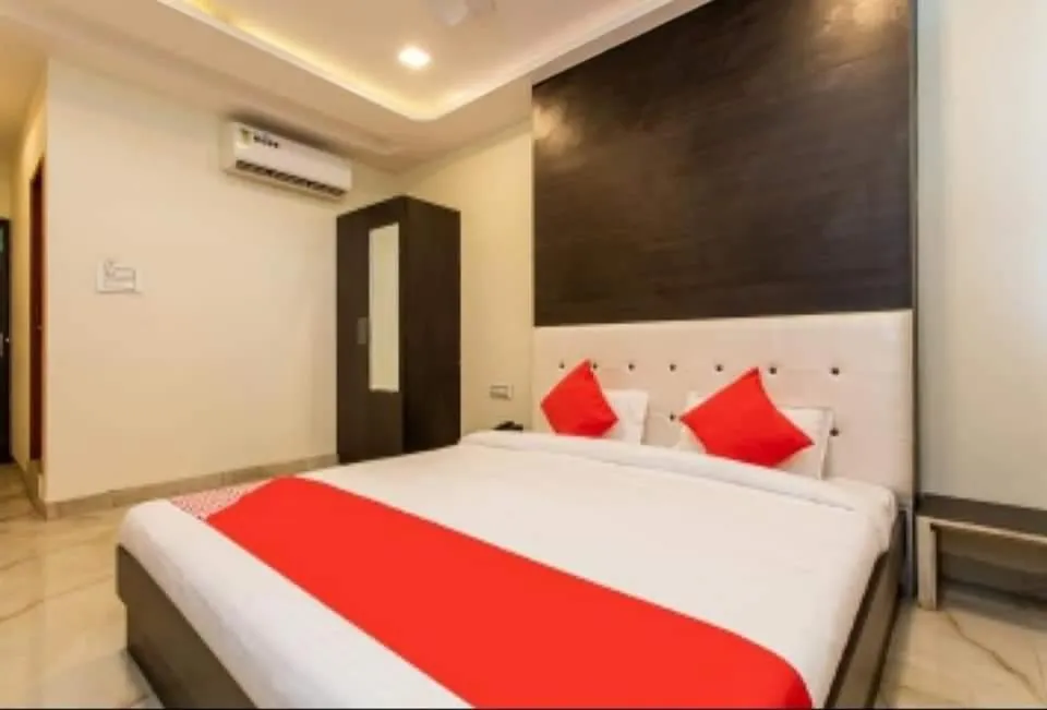 Bed in Hotel Kanchan Palace