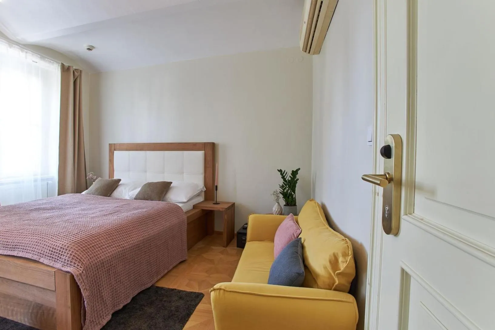 Bed in River View Residence by Charles Bridge