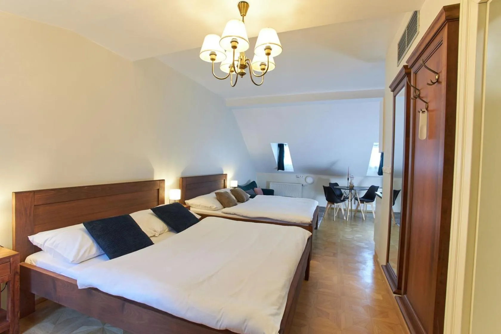 Bed in River View Residence by Charles Bridge