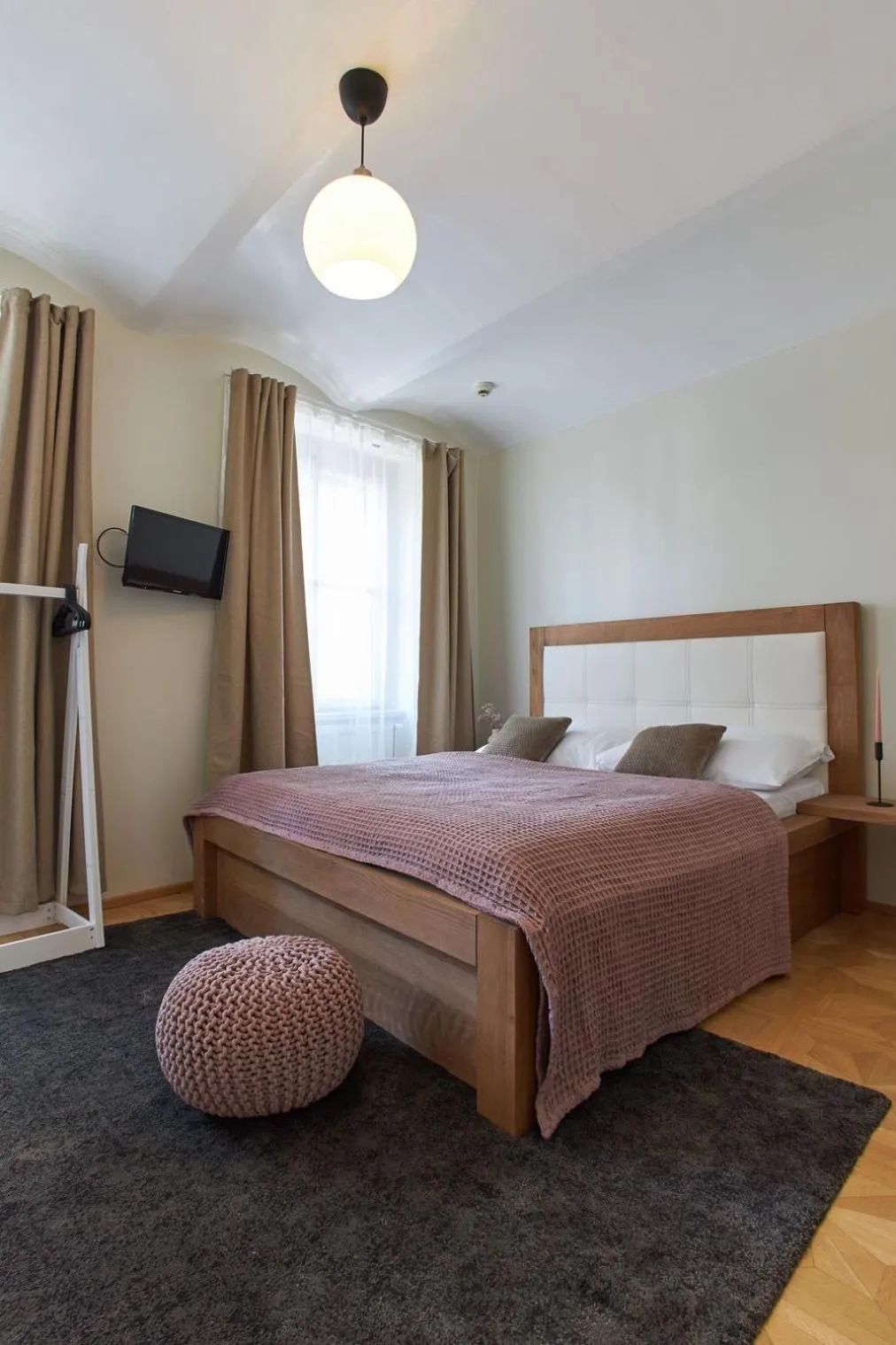 Bed in River View Residence by Charles Bridge