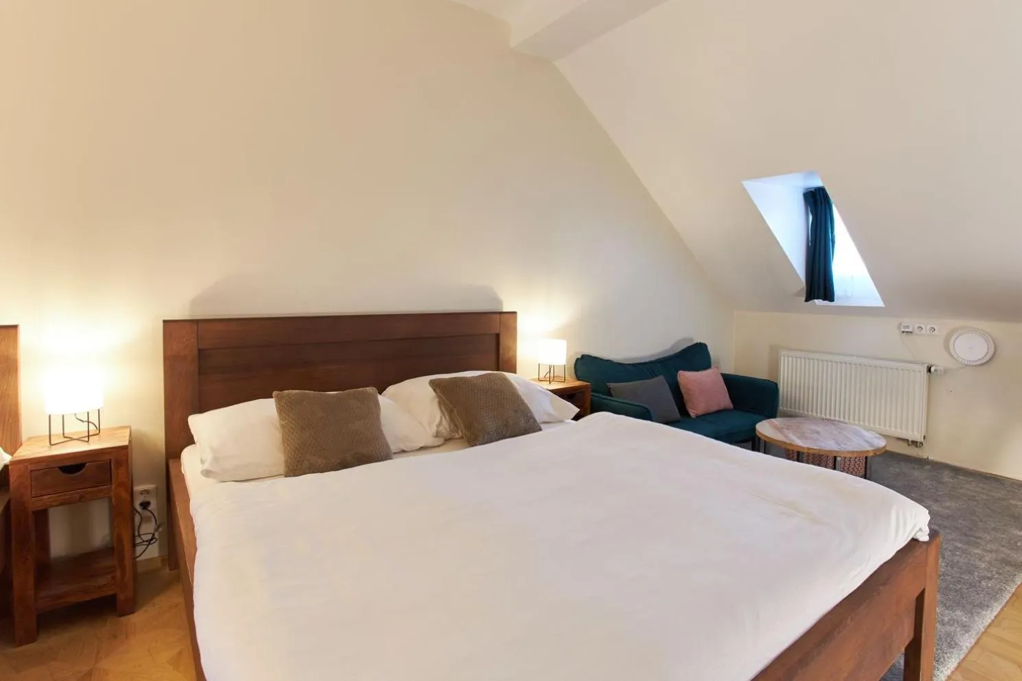 Bed in River View Residence by Charles Bridge