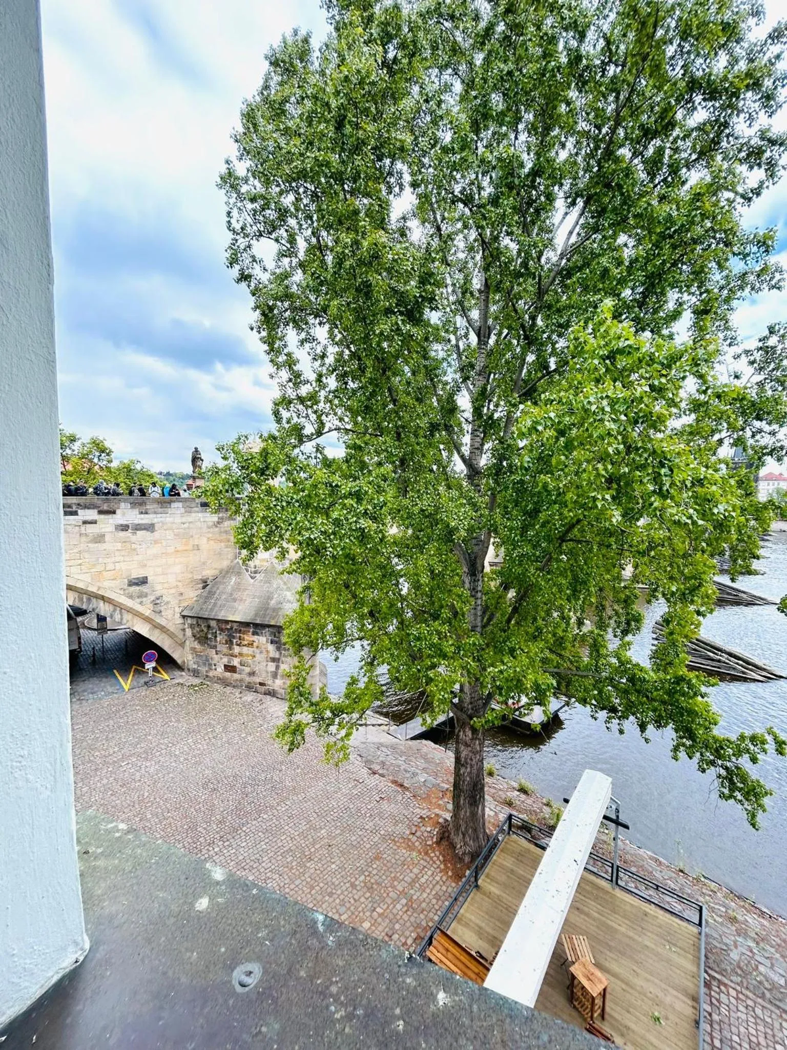 View (from property/room) in River View Residence by Charles Bridge