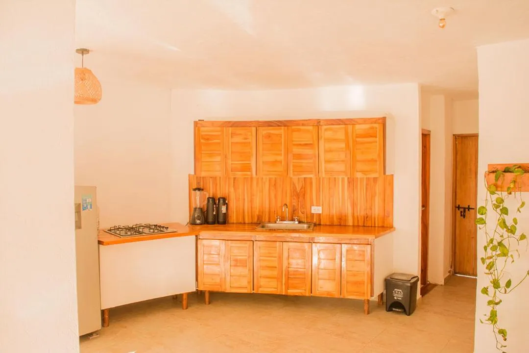 Kitchen or kitchenette in HOSTAL LA BOQUILLA