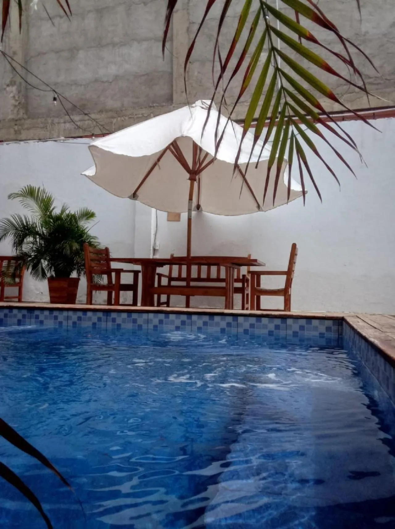 Swimming pool in HOSTAL LA BOQUILLA