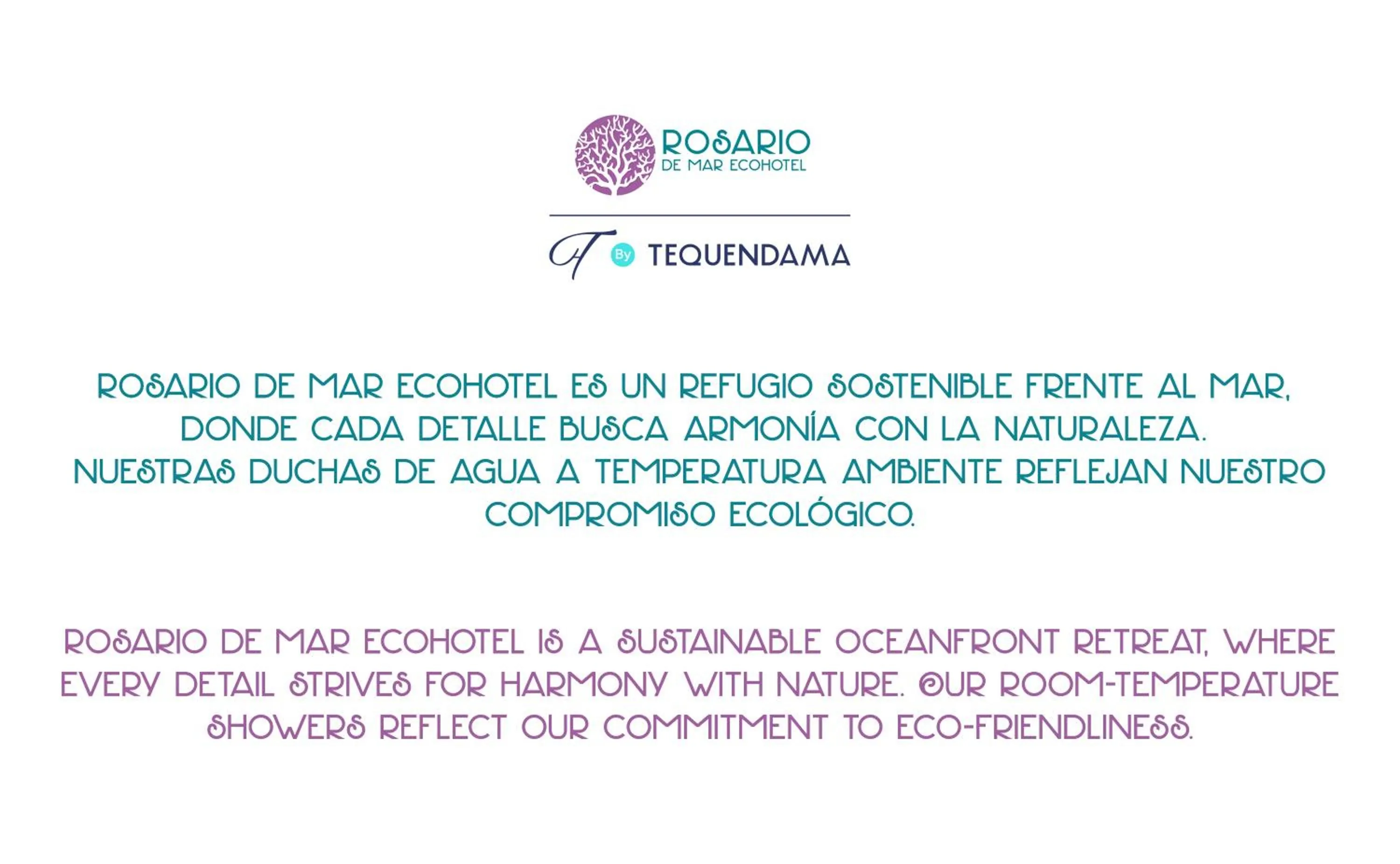 Property building in Hotel Rosario de Mar by Tequendama