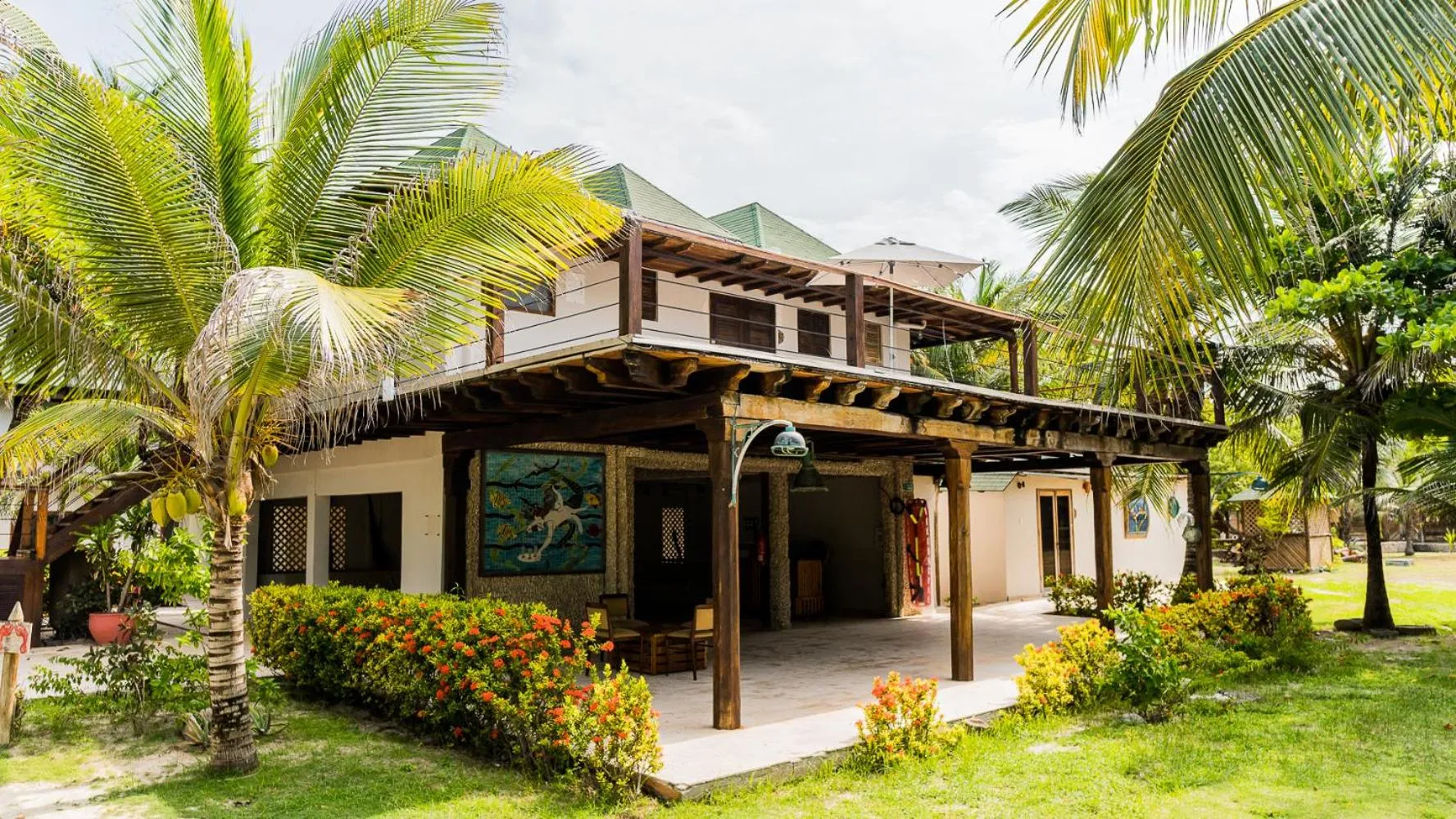 Patio in Hotel Rosario de Mar by Tequendama
