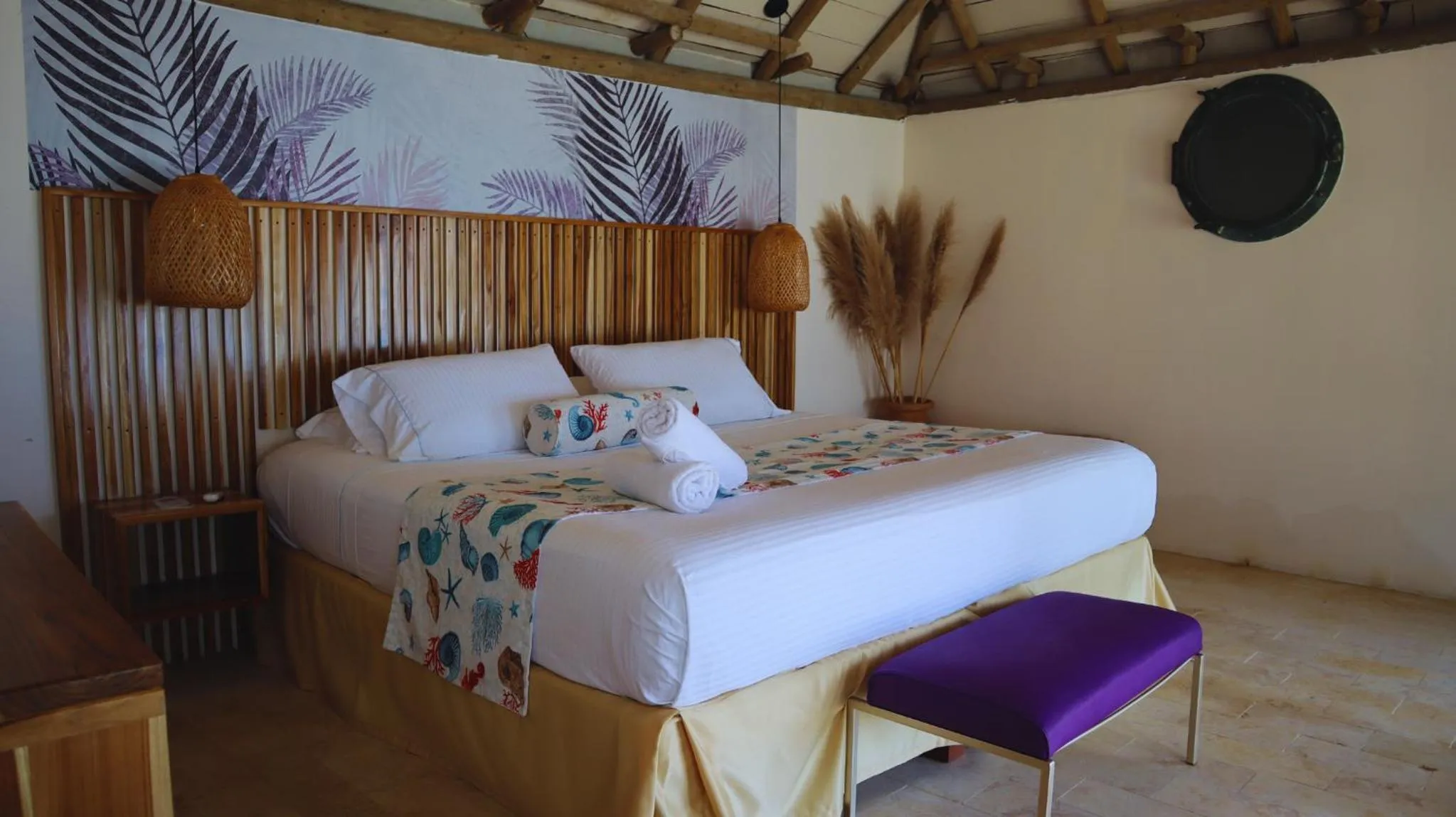 Bed in Hotel Rosario de Mar by Tequendama