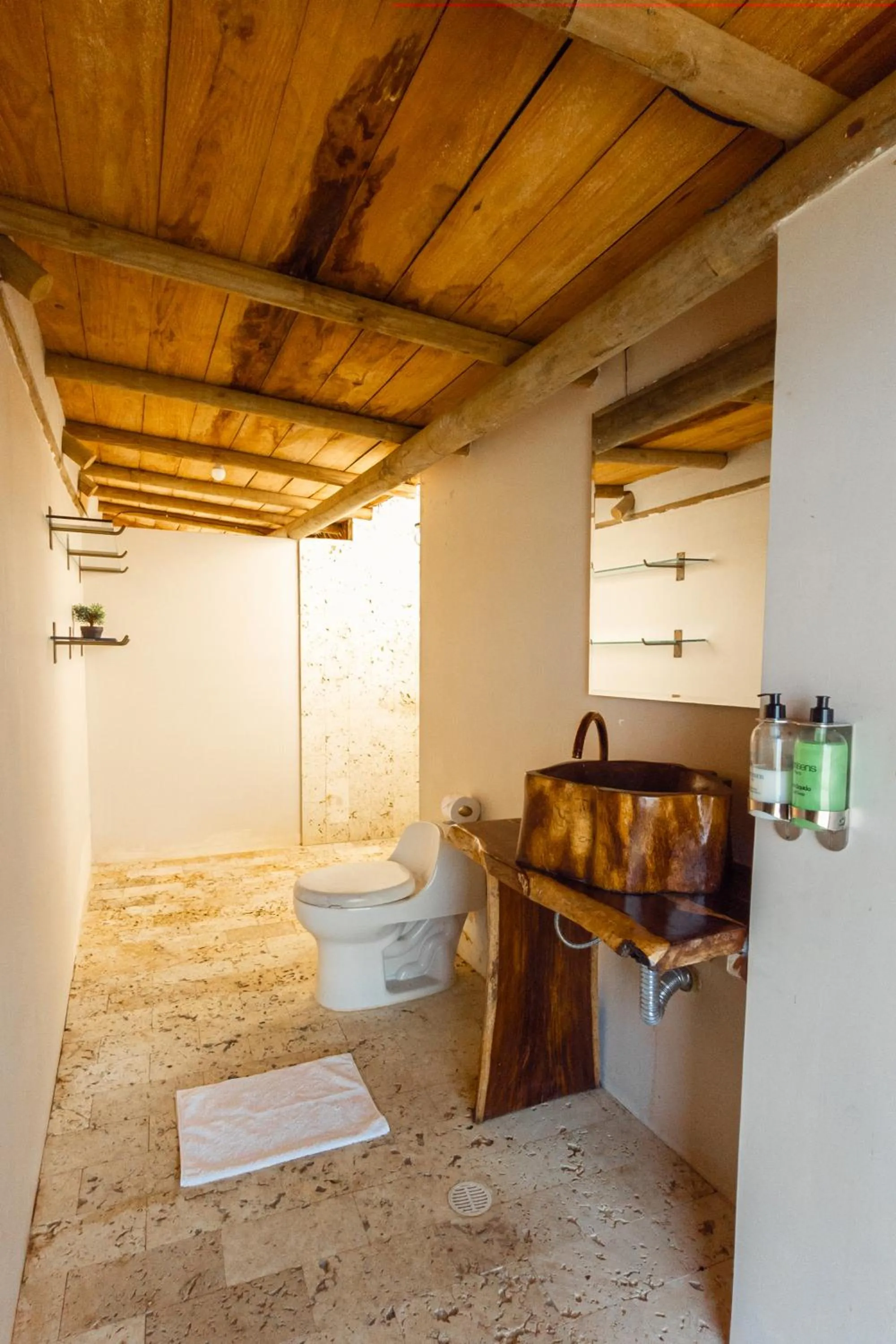 Bathroom in Hotel Rosario de Mar by Tequendama