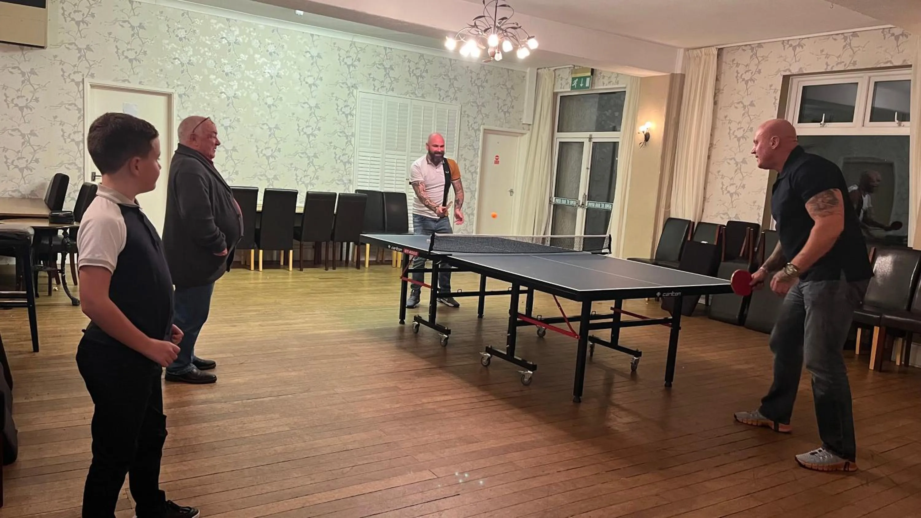 Table tennis in The Moorland Hotel