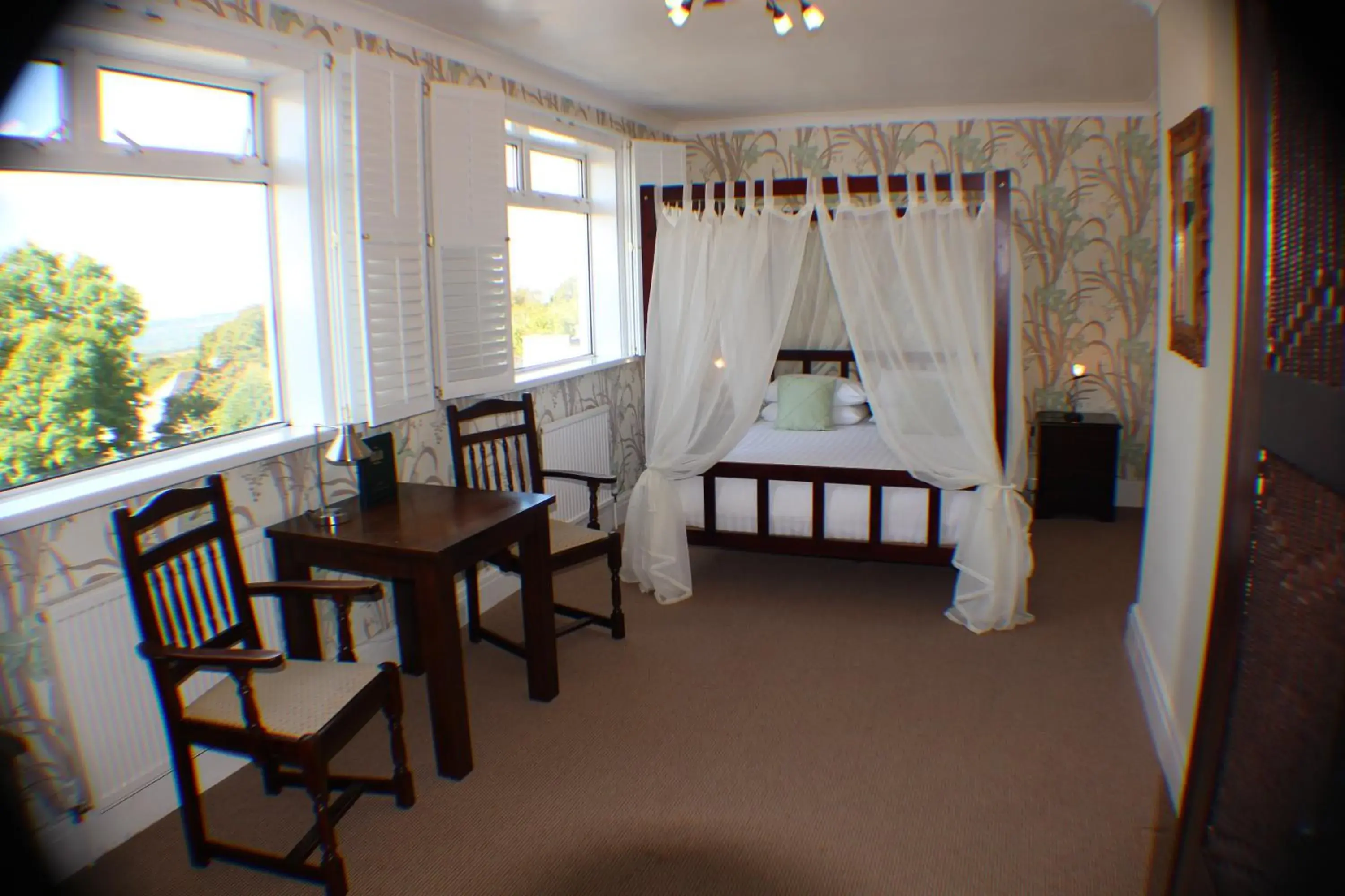 Superior Double Room with Four Poster Bed in The Moorland Hotel Superior Double Room with Four Poster Bed in The Moorland Hotel