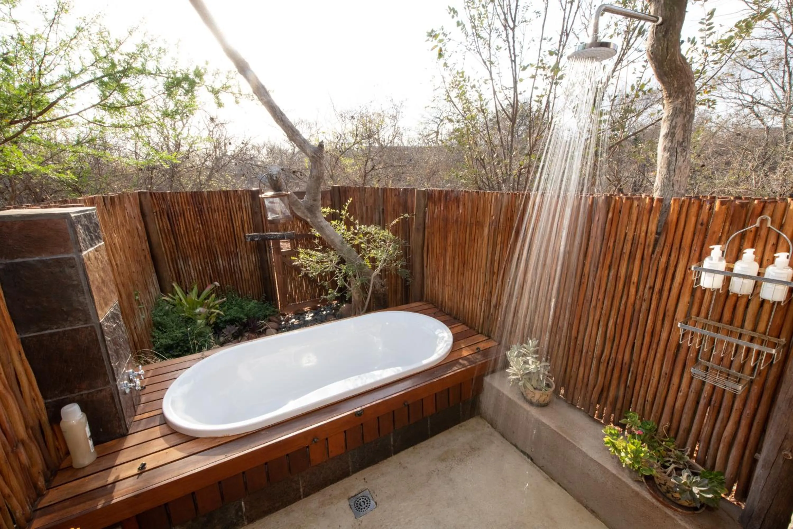 Shower in Nyaleti Lodge