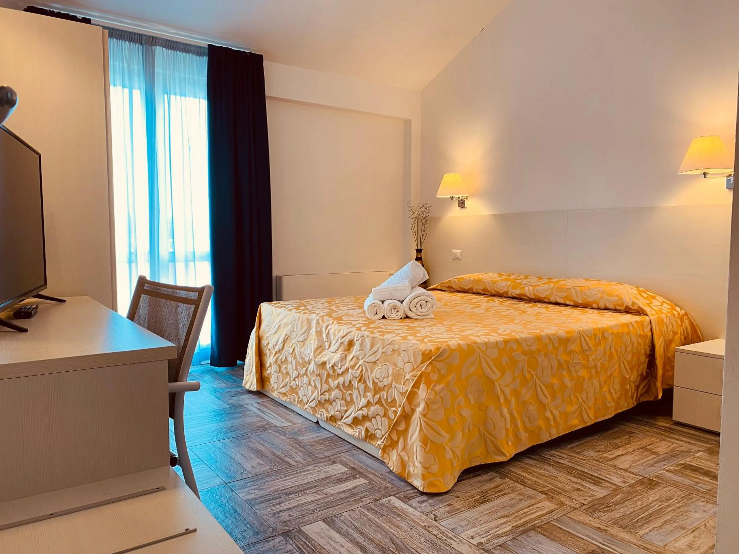 Bed in Hotel Muita di Mari