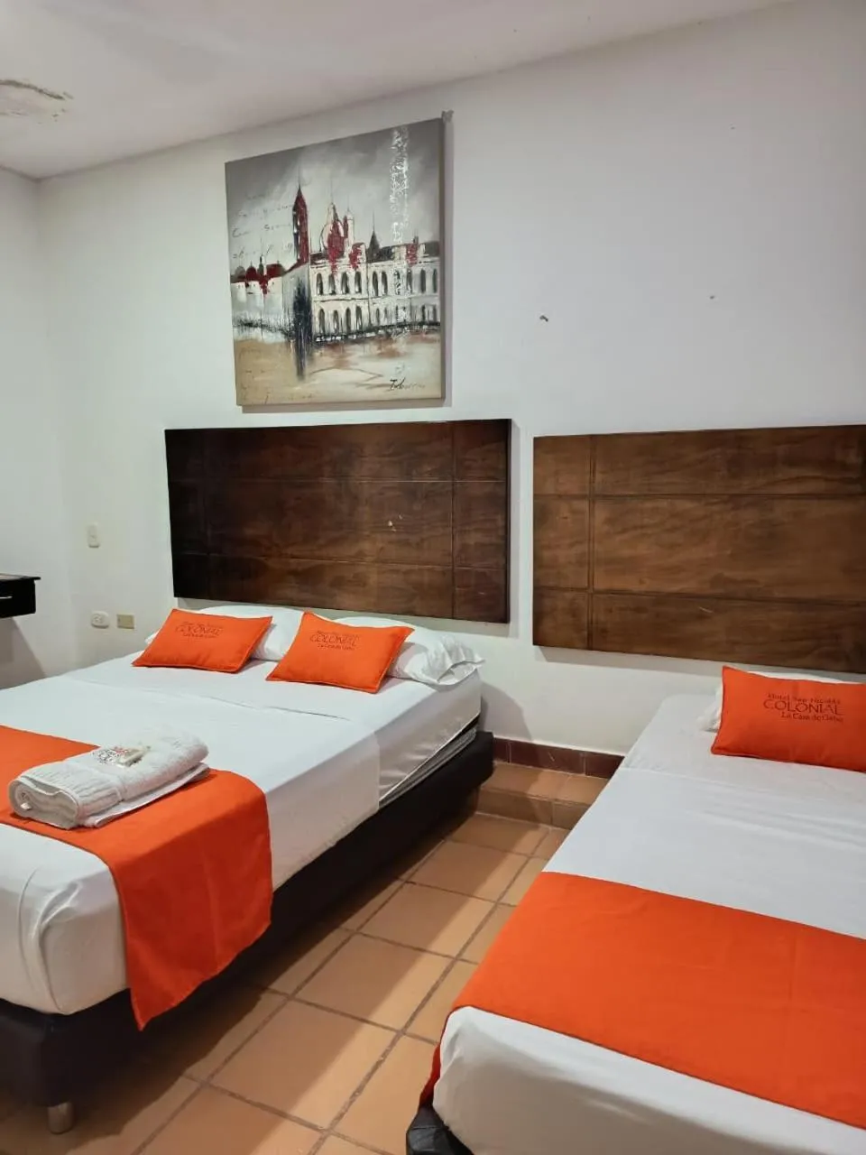 Bed in hotel san nicolas colonial
