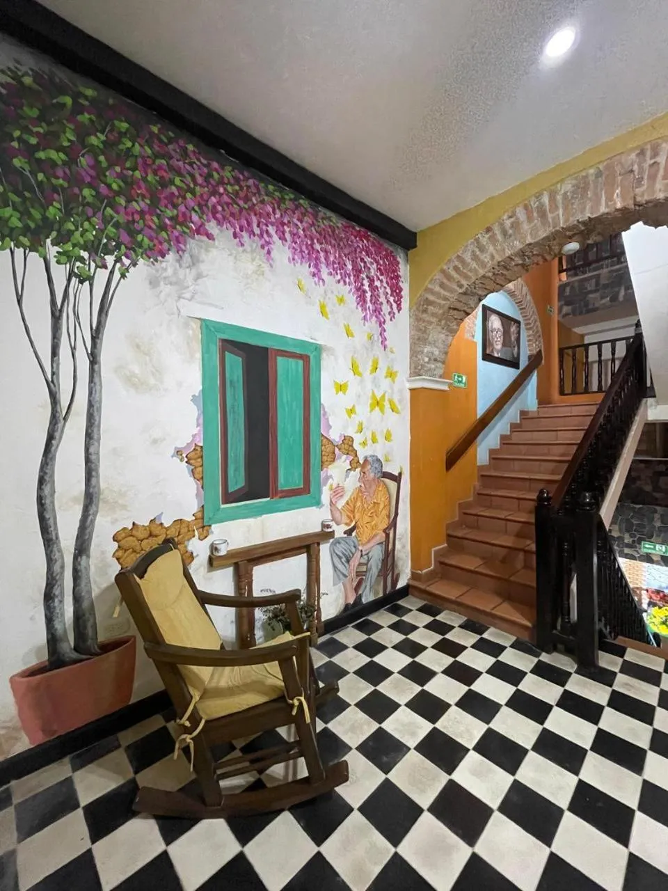 Living room in hotel san nicolas colonial