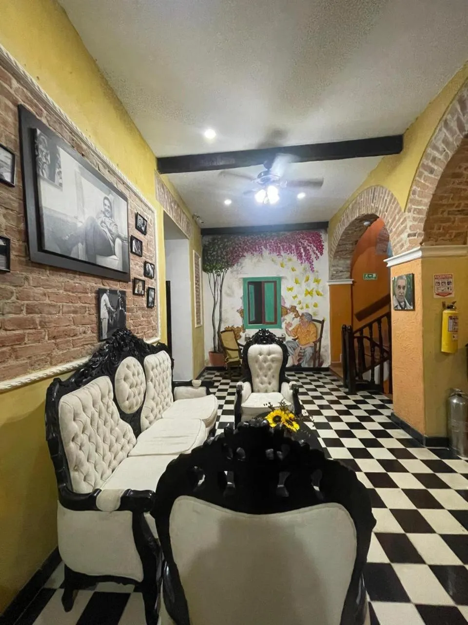 Seating area in hotel san nicolas colonial