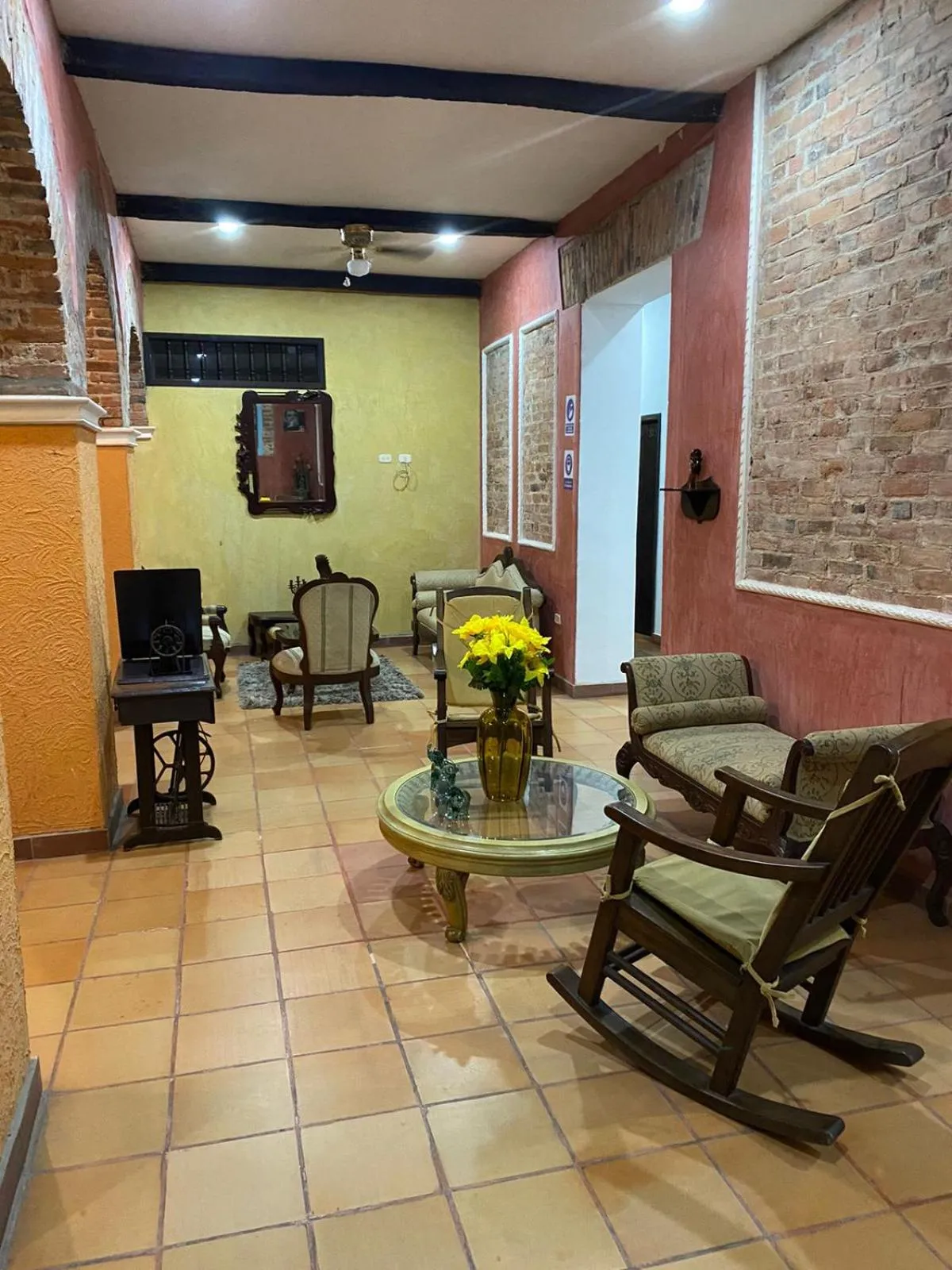 Seating area in hotel san nicolas colonial