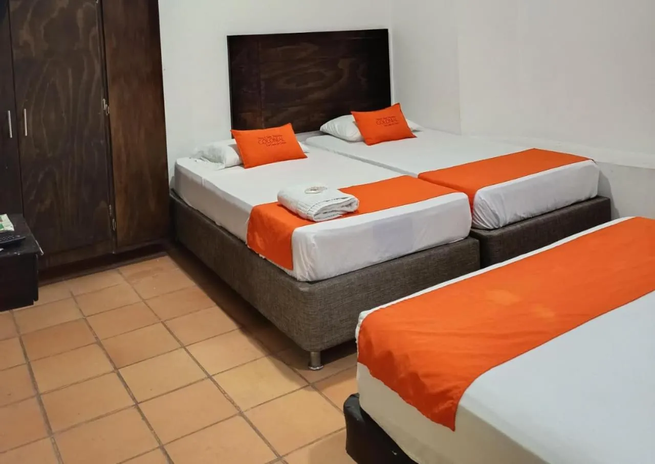 Bed in hotel san nicolas colonial
