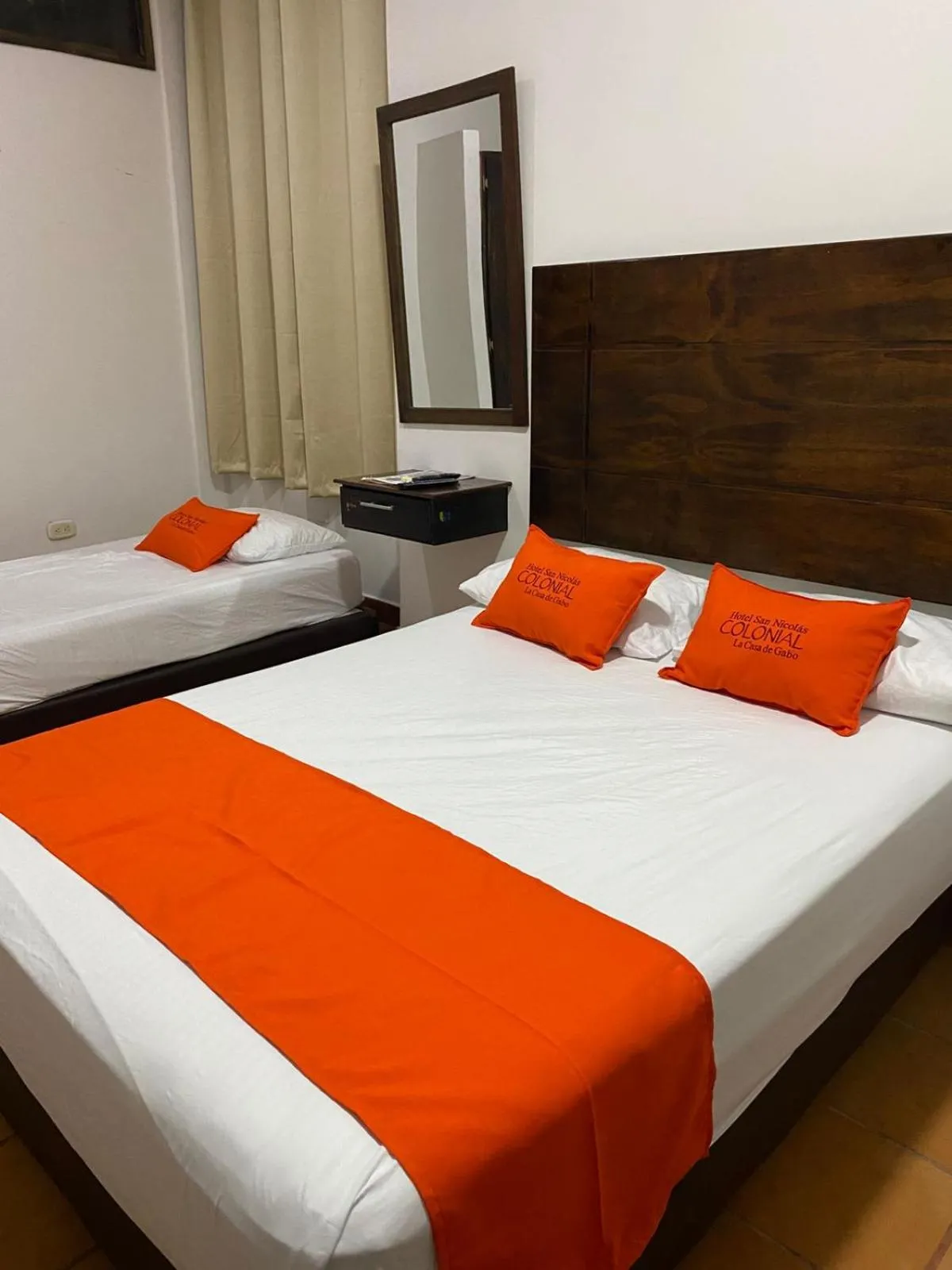 Bed in hotel san nicolas colonial