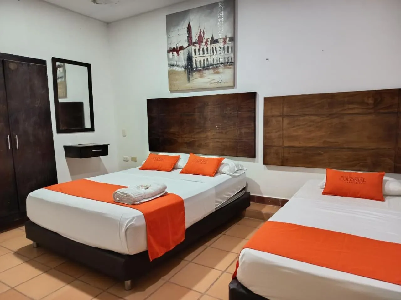 Bed in hotel san nicolas colonial