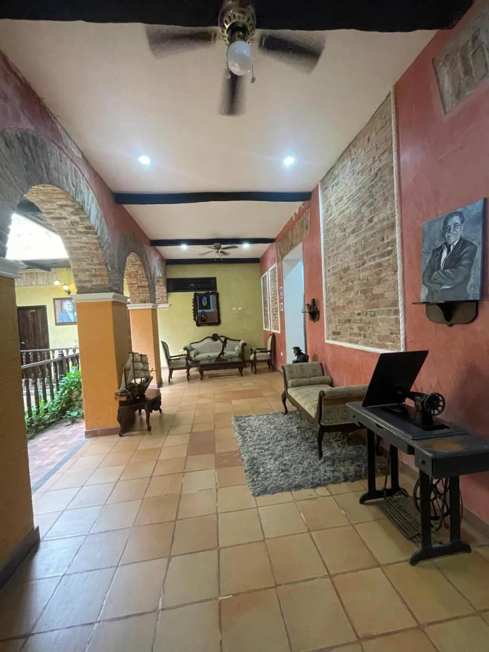 Seating area in hotel san nicolas colonial