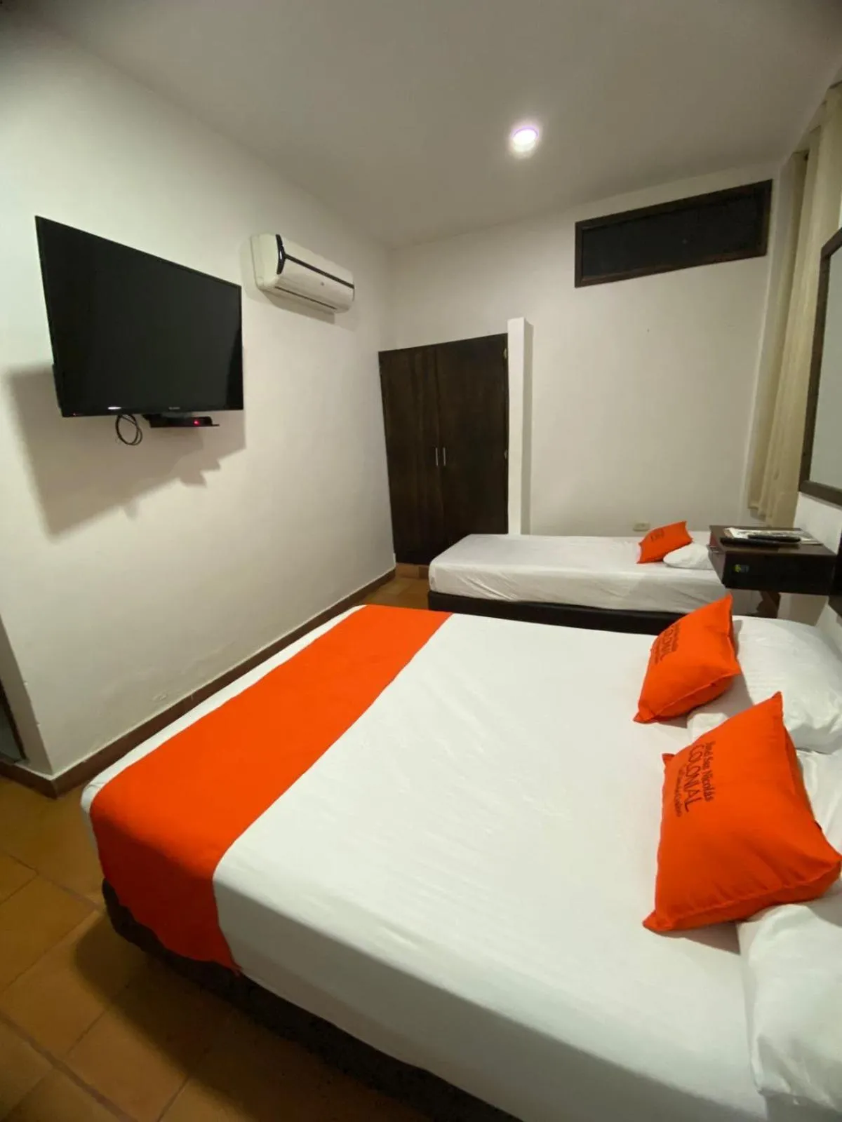 Bed in hotel san nicolas colonial