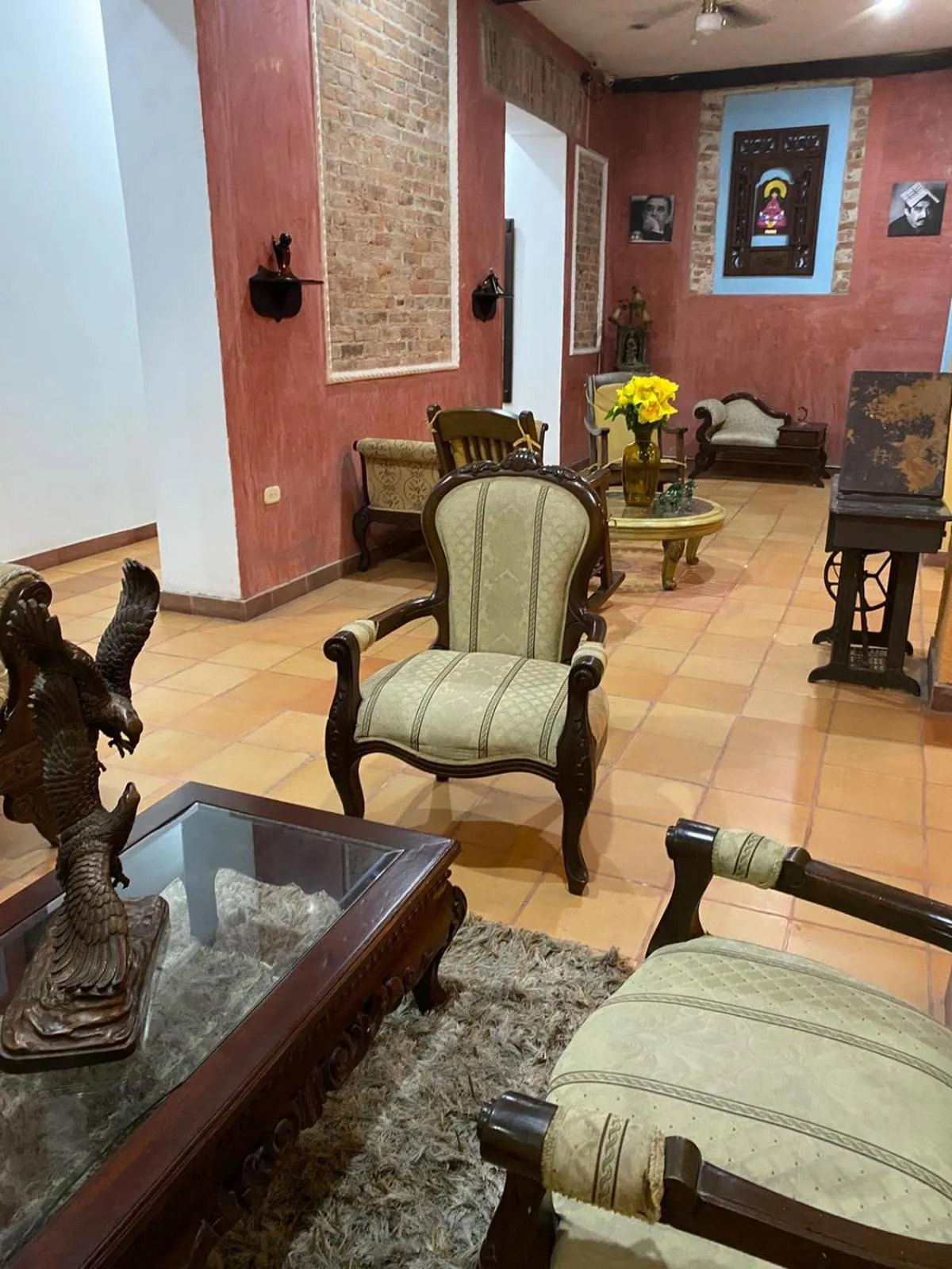 Seating area in hotel san nicolas colonial