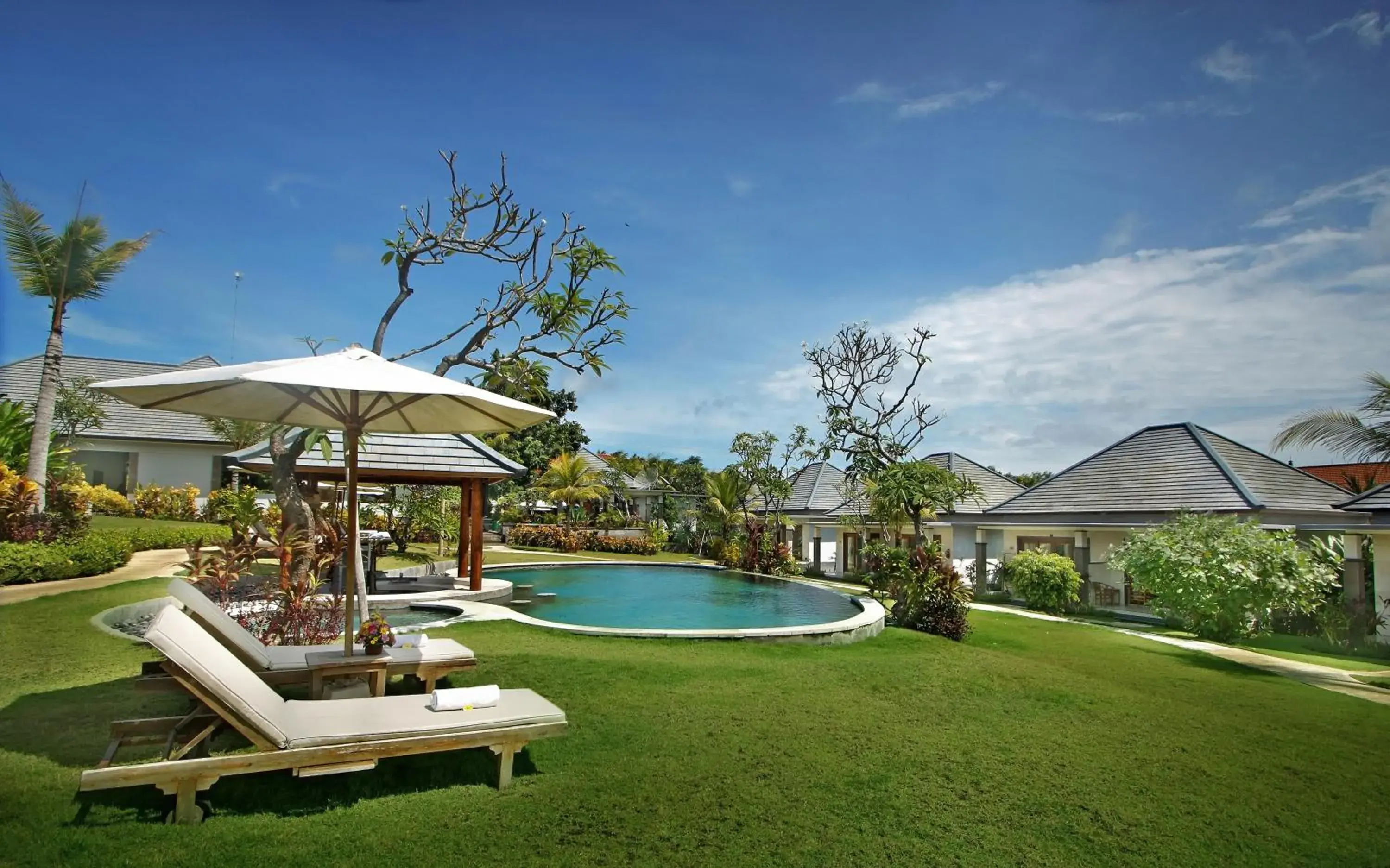 Garden view in The Brothers Villa Garden view in The Brothers Villa