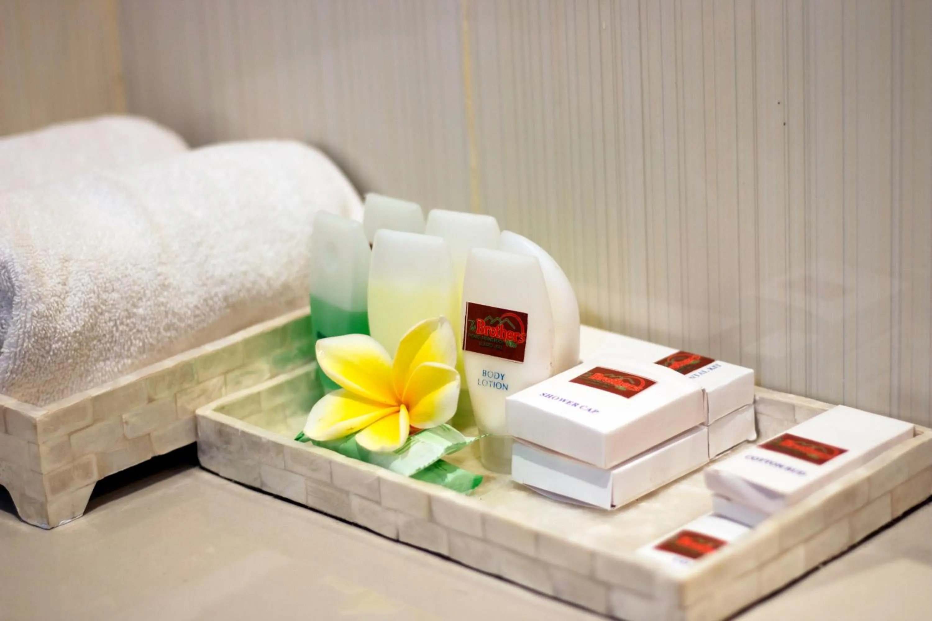 Decorative detail, Bed in The Brothers Villa