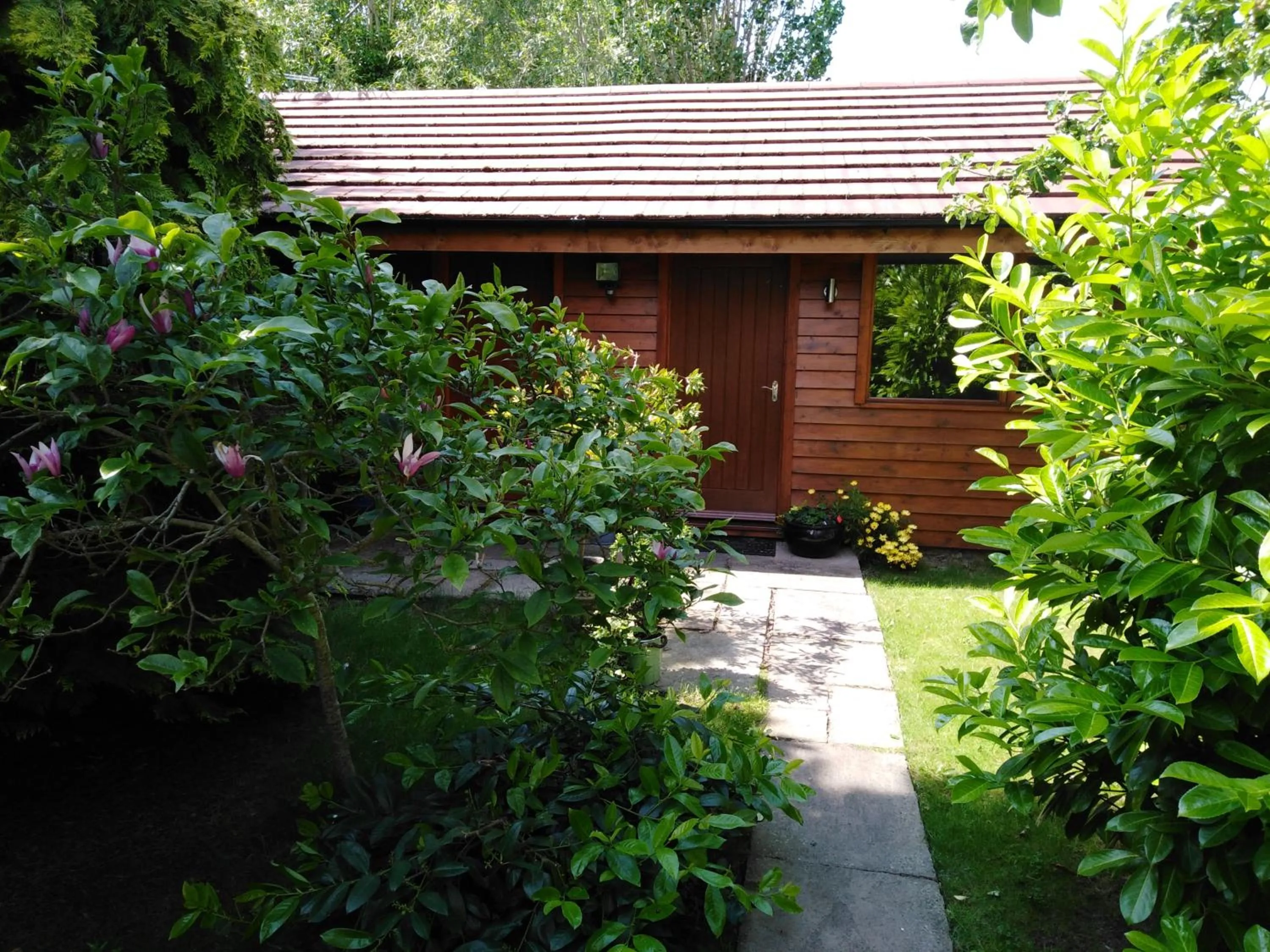 Garden view in Manor Garden Lodge