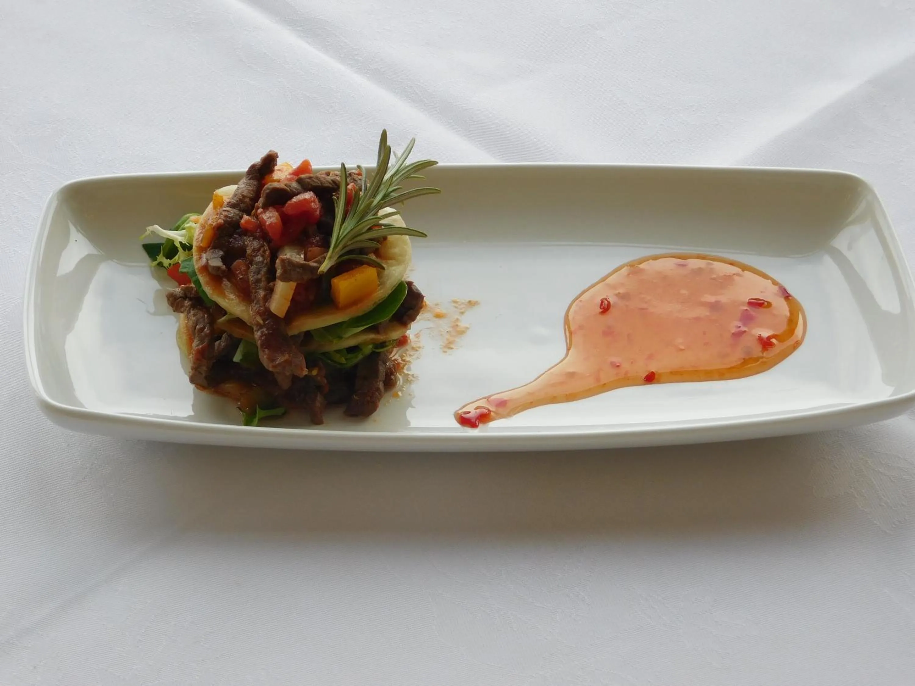 Food close-up in Cullen Bay Hotel