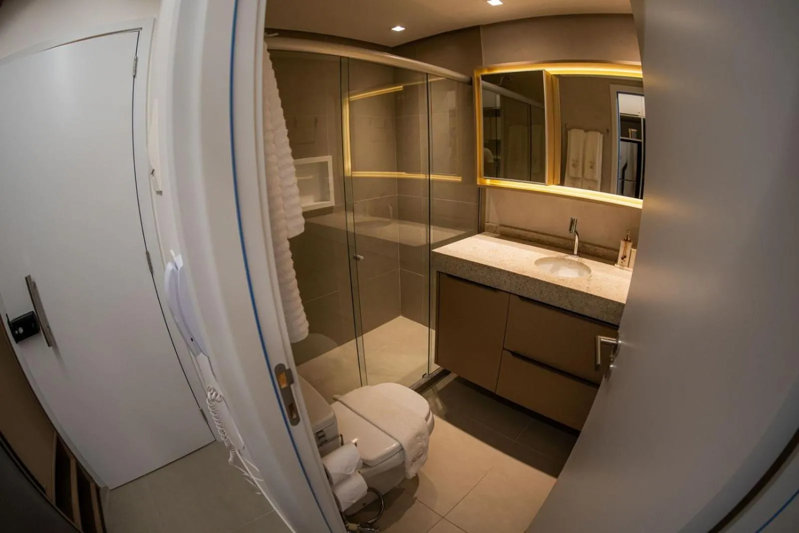 Bathroom in Rooftop 470 - Novíssimo Flat Boa Viagem