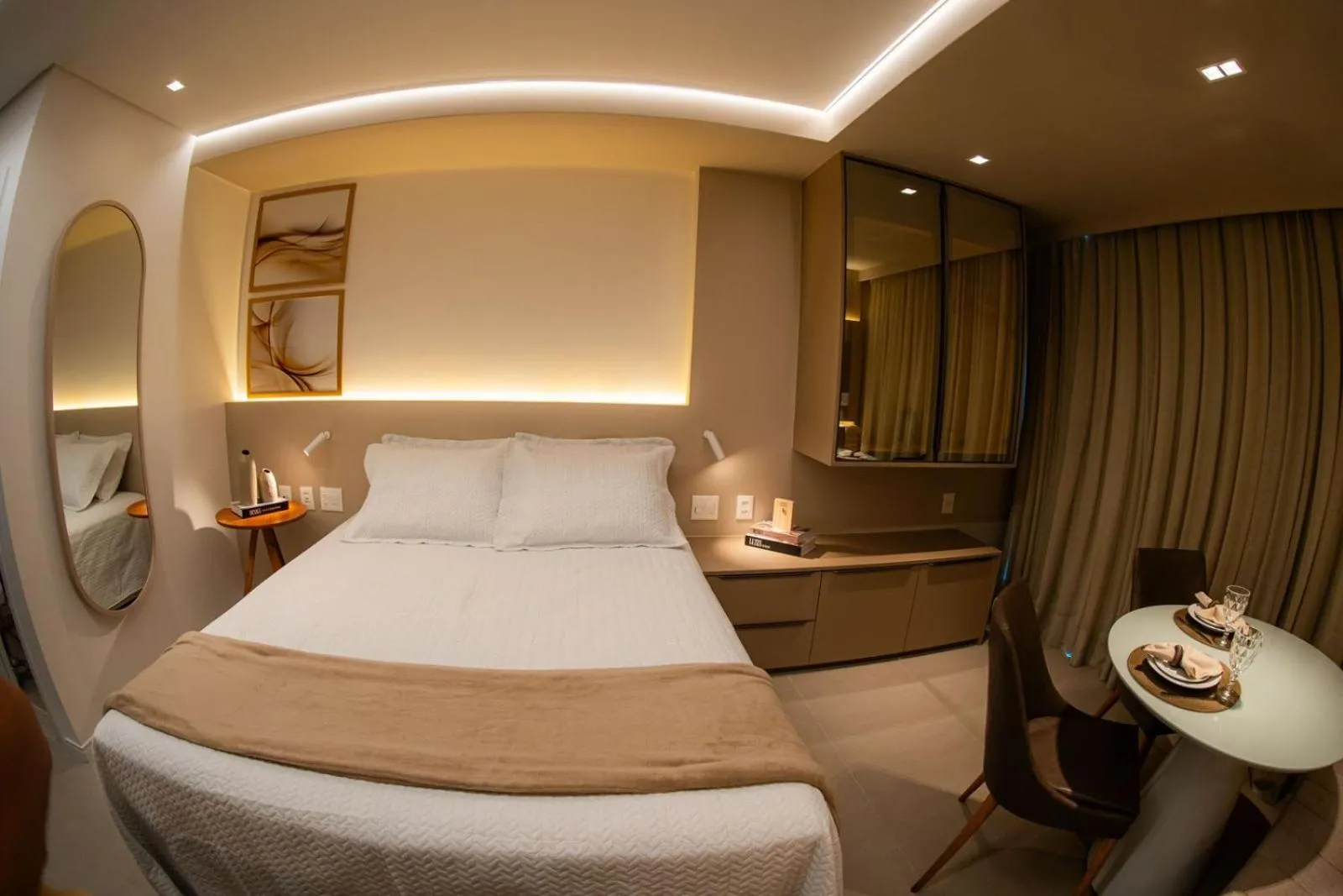 Bed in Rooftop 470 - Novíssimo Flat Boa Viagem