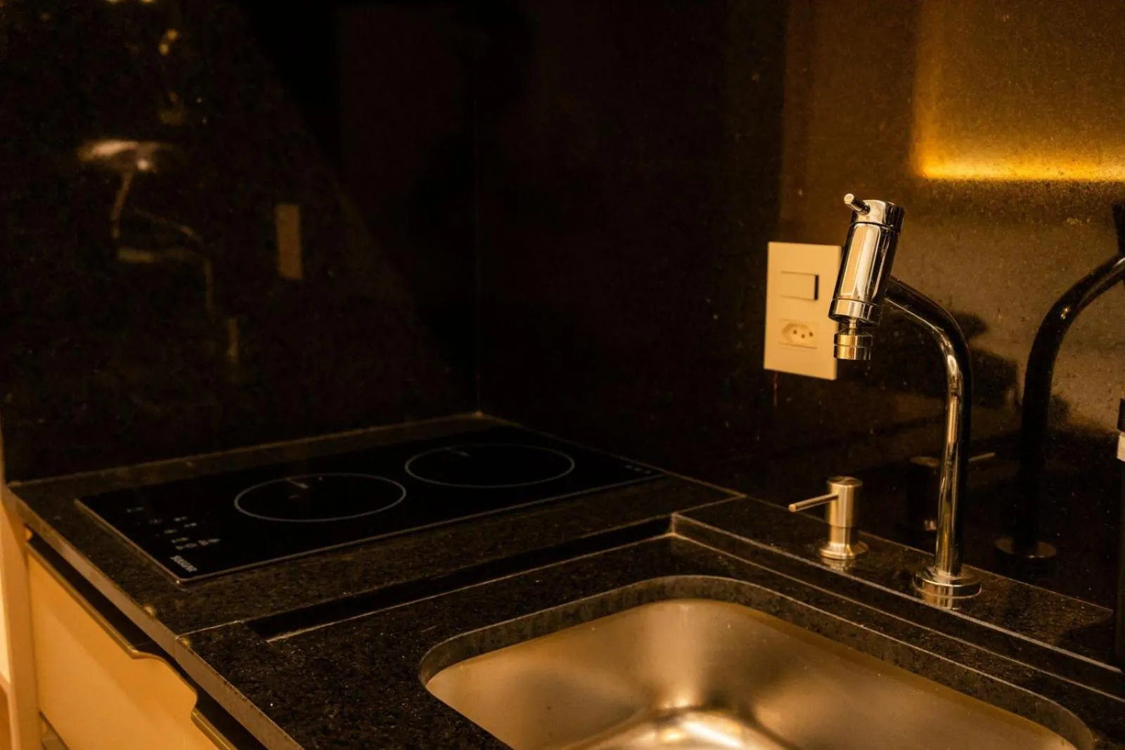 Kitchen or kitchenette in Rooftop 470 - Novíssimo Flat Boa Viagem