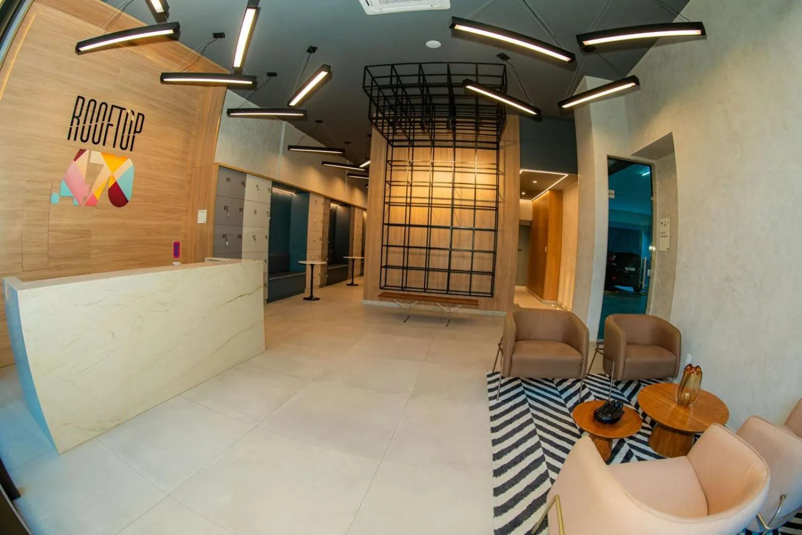 Lobby or reception in Rooftop 470 - Novíssimo Flat Boa Viagem
