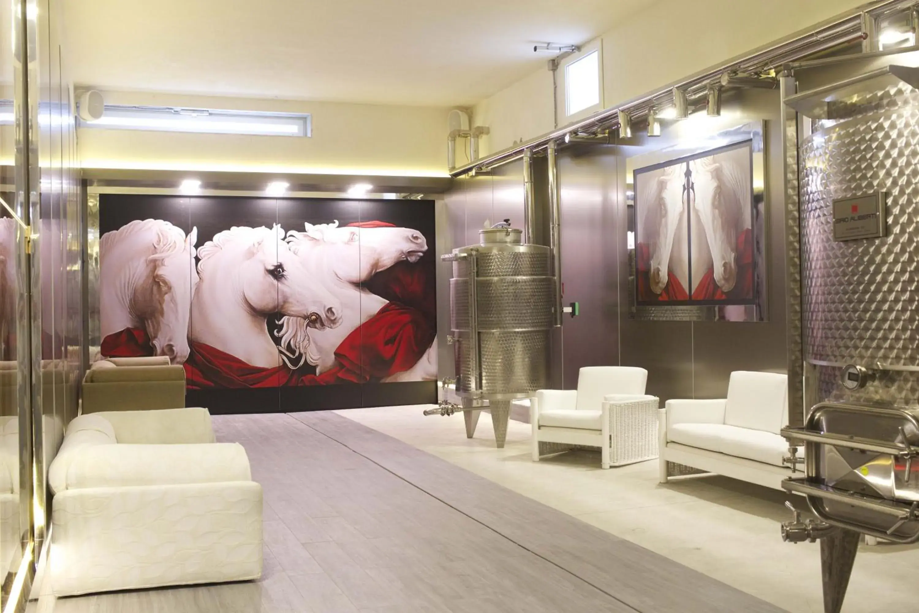 Lobby or reception in La Pampa Relais & Spa Lobby or reception in La Pampa Relais & Spa