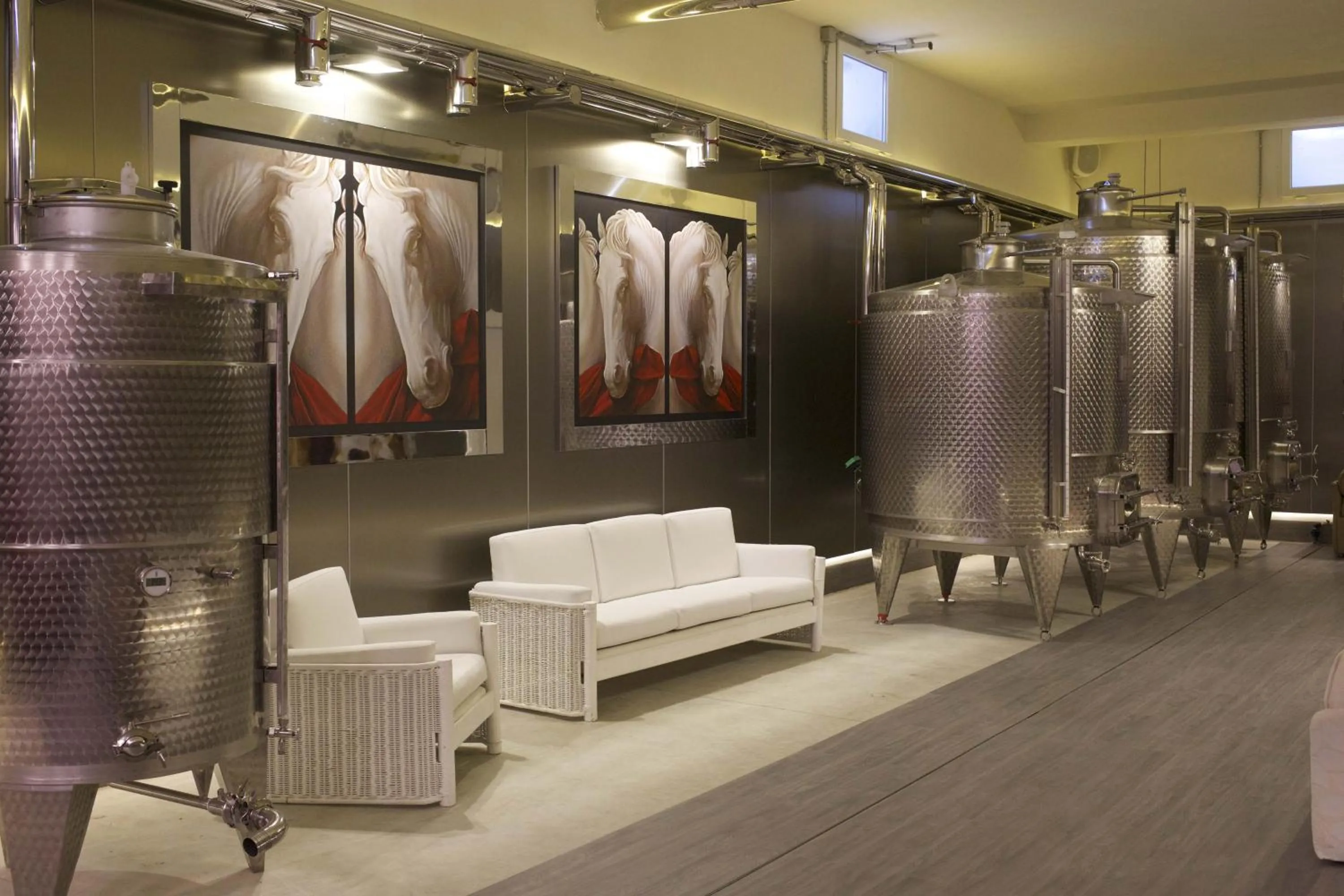 Lobby or reception in La Pampa Relais & Spa