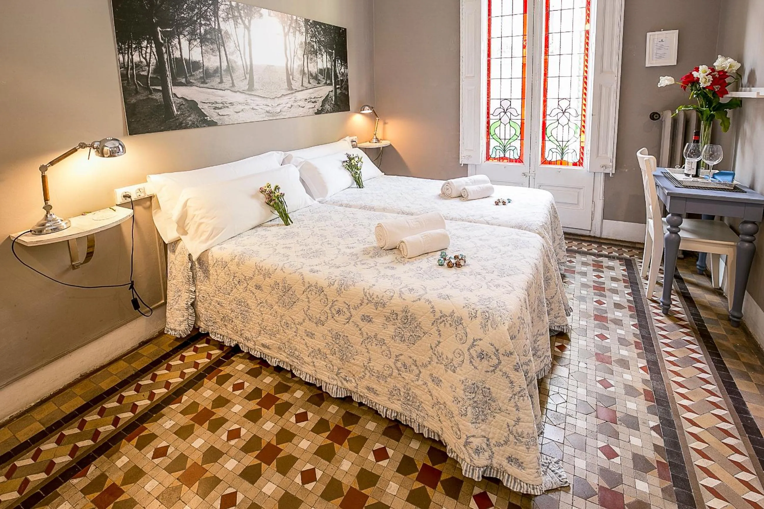 Bed in Casa del Mediterraneo