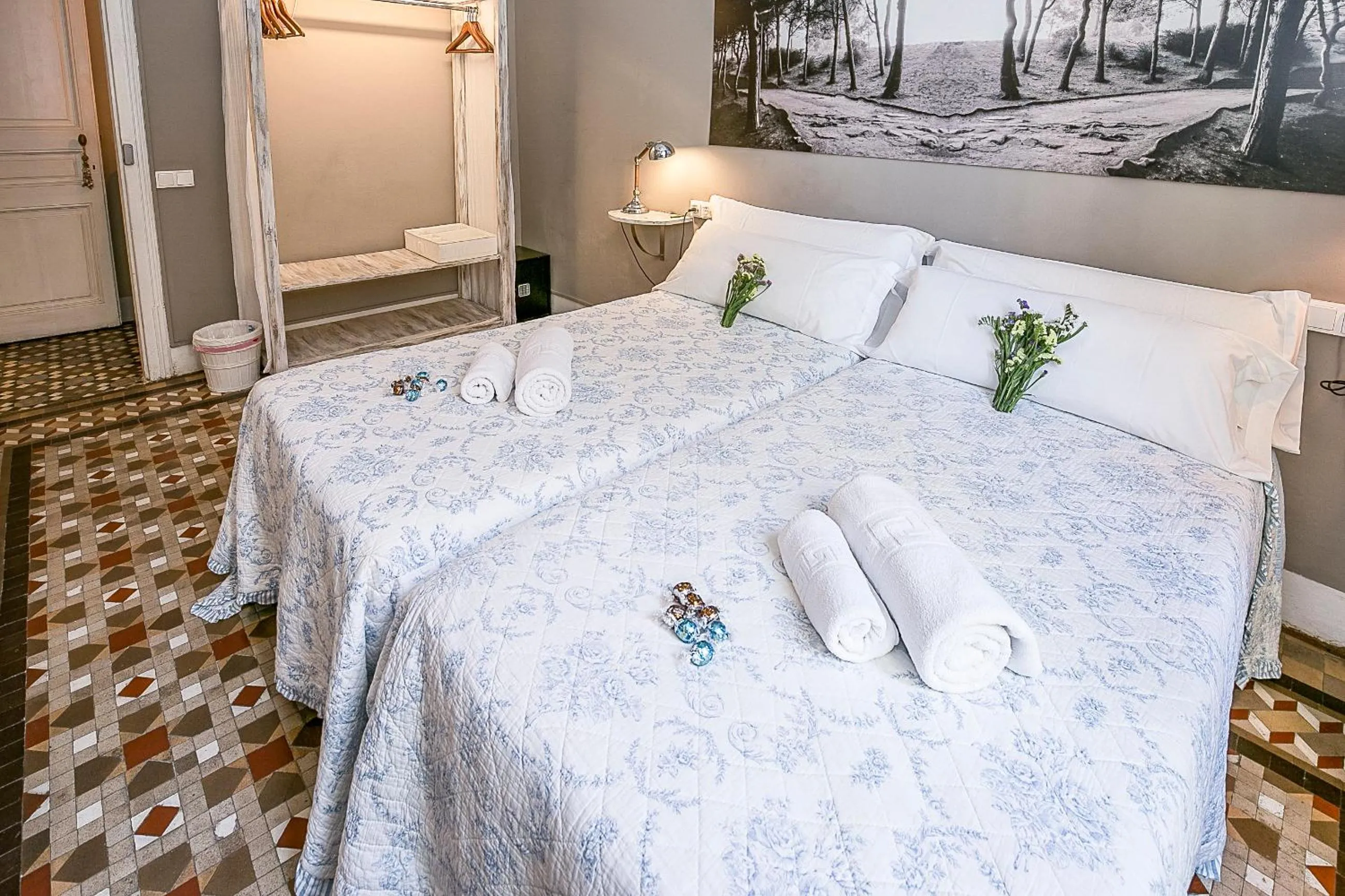 Bed in Casa del Mediterraneo