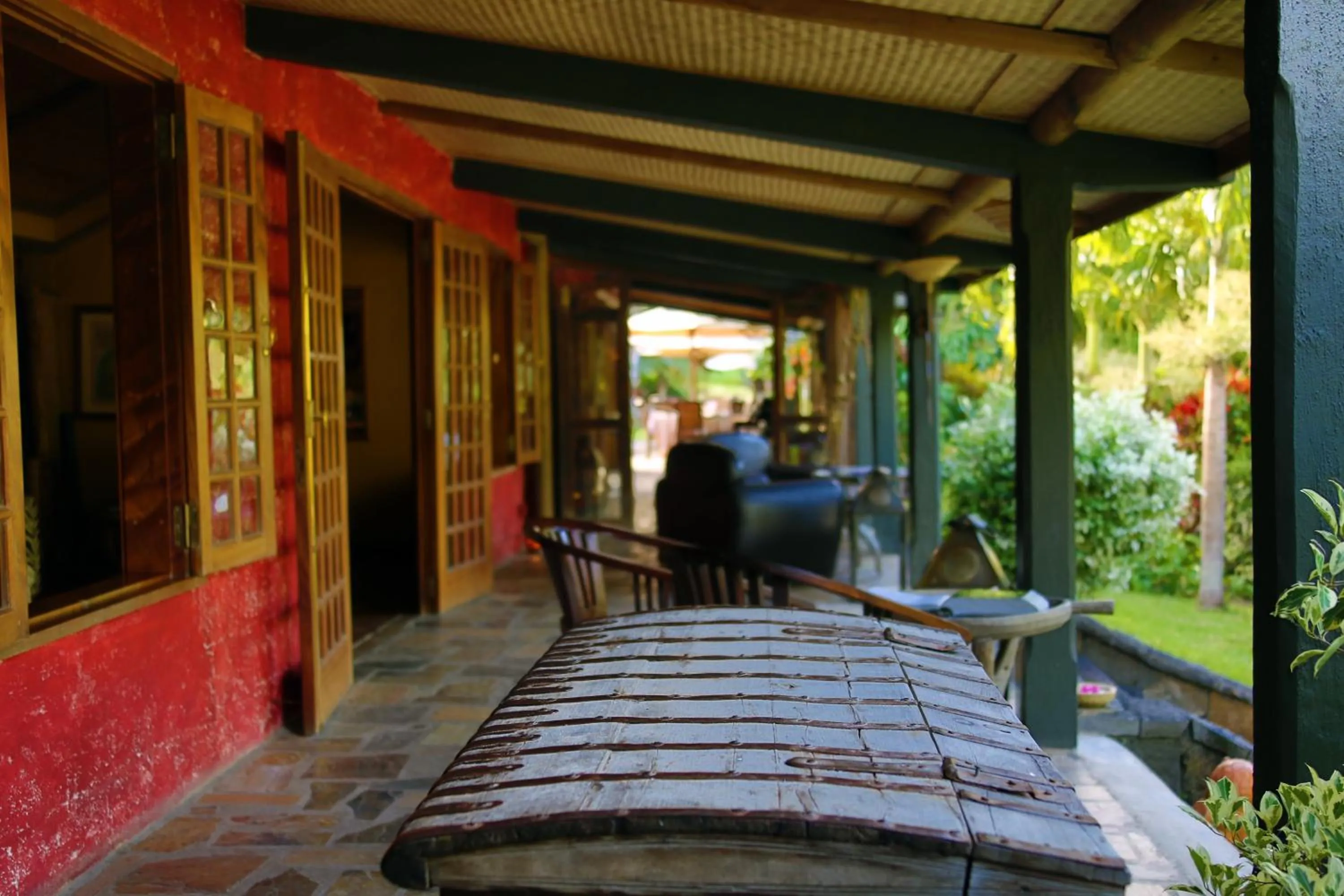 Patio in Lakaz Chamarel Exclusive Lodge