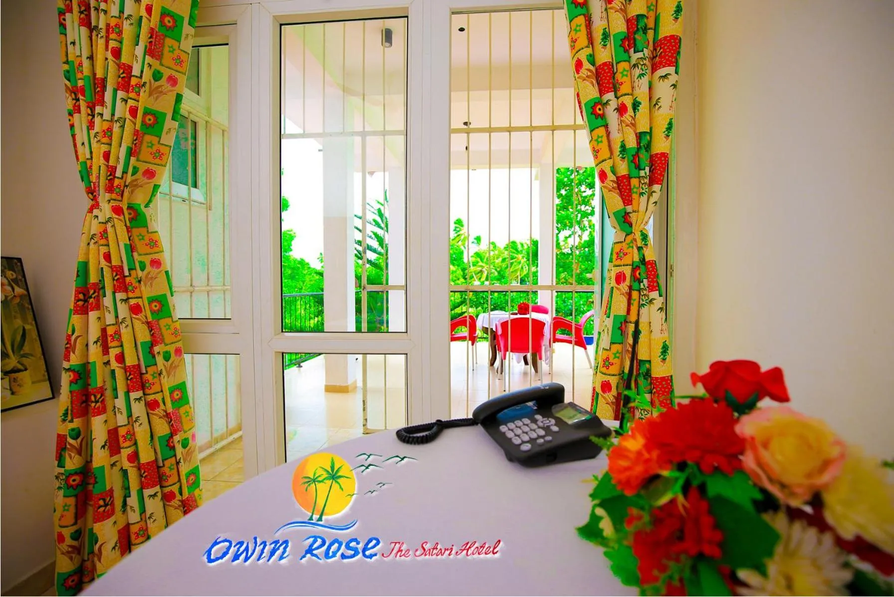 Text overlay in Owin Rose Yala Safari Hotel