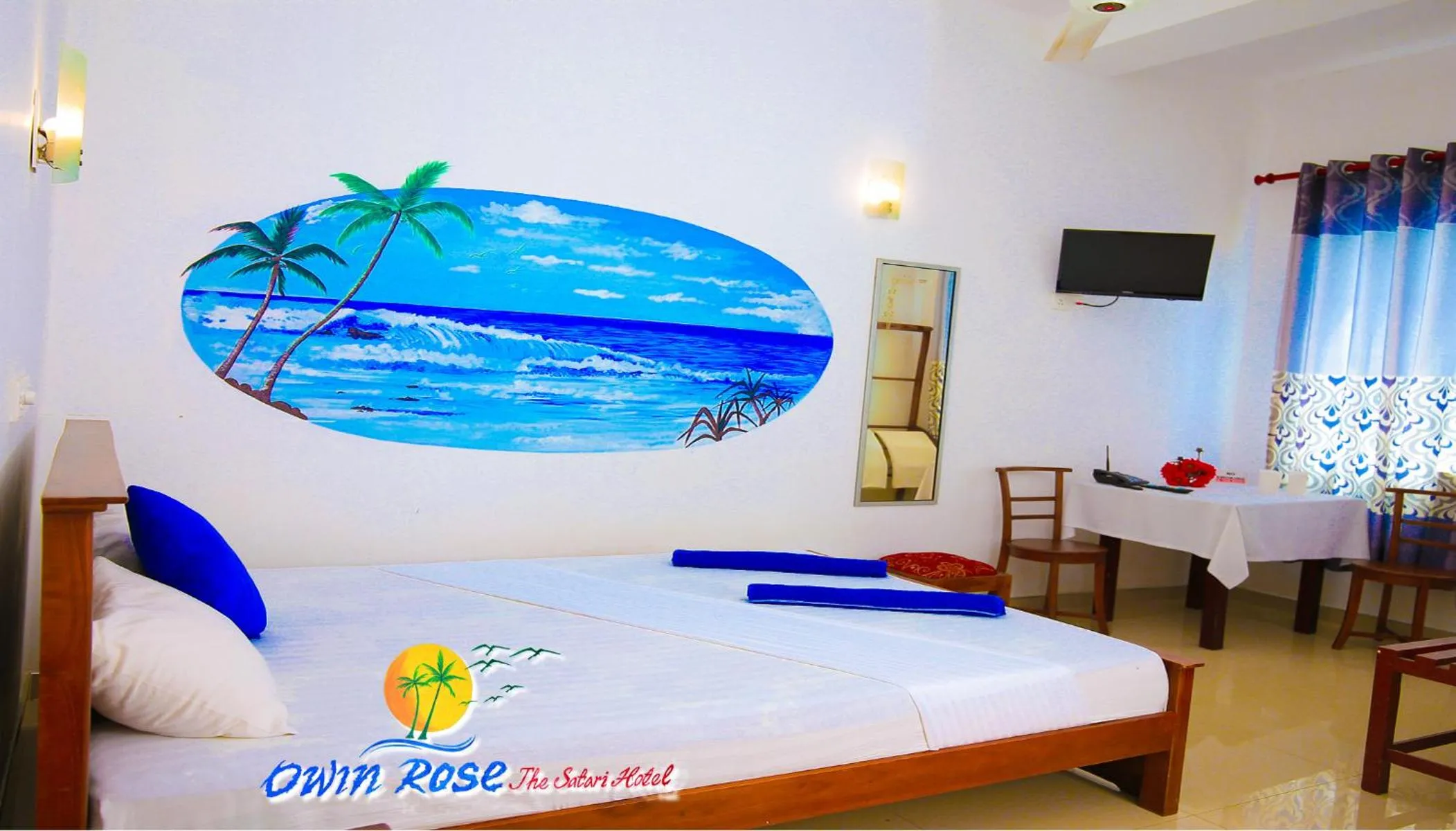 Bed in Owin Rose Yala Safari Hotel