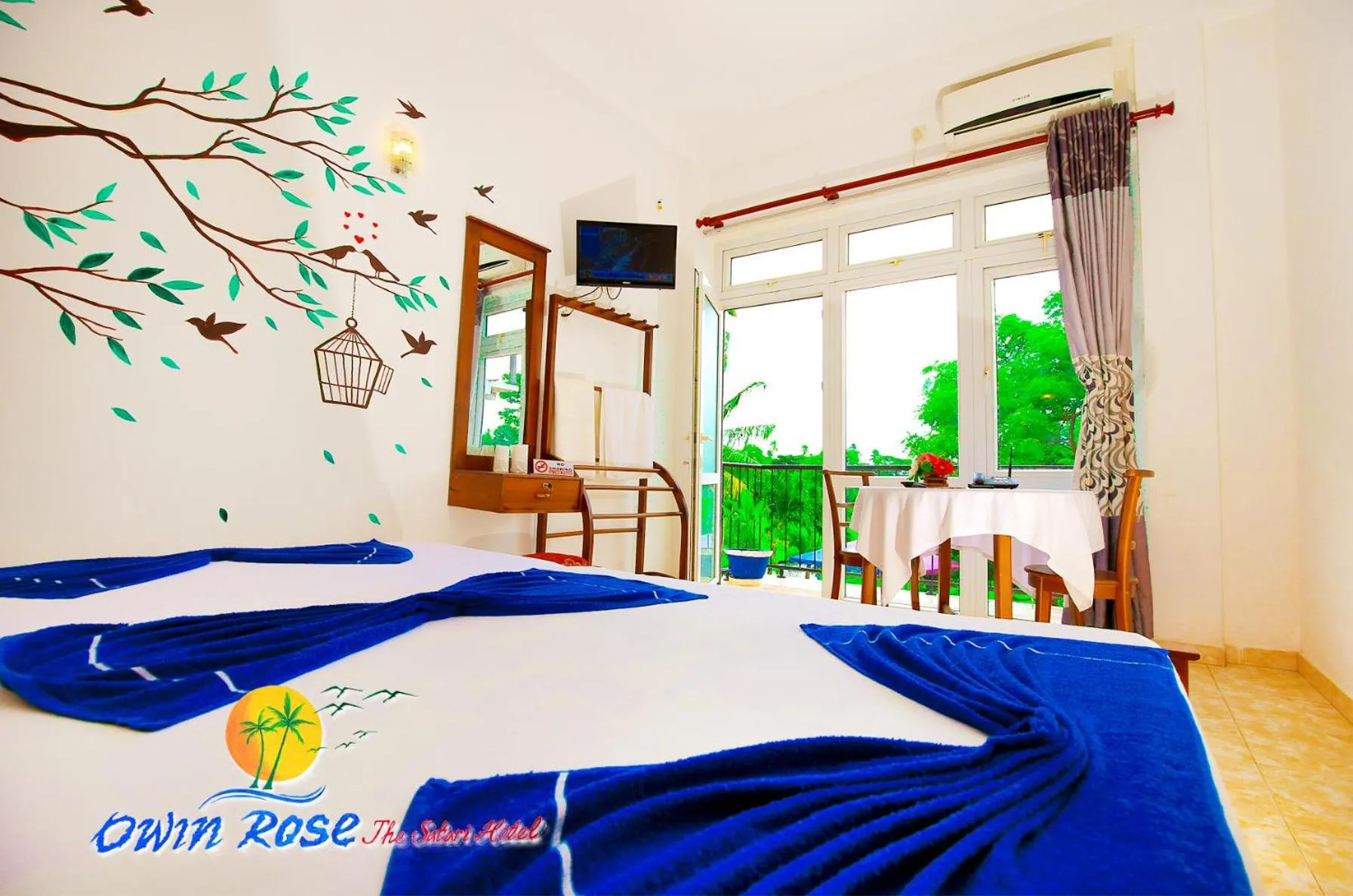 Bed in Owin Rose Yala Safari Hotel