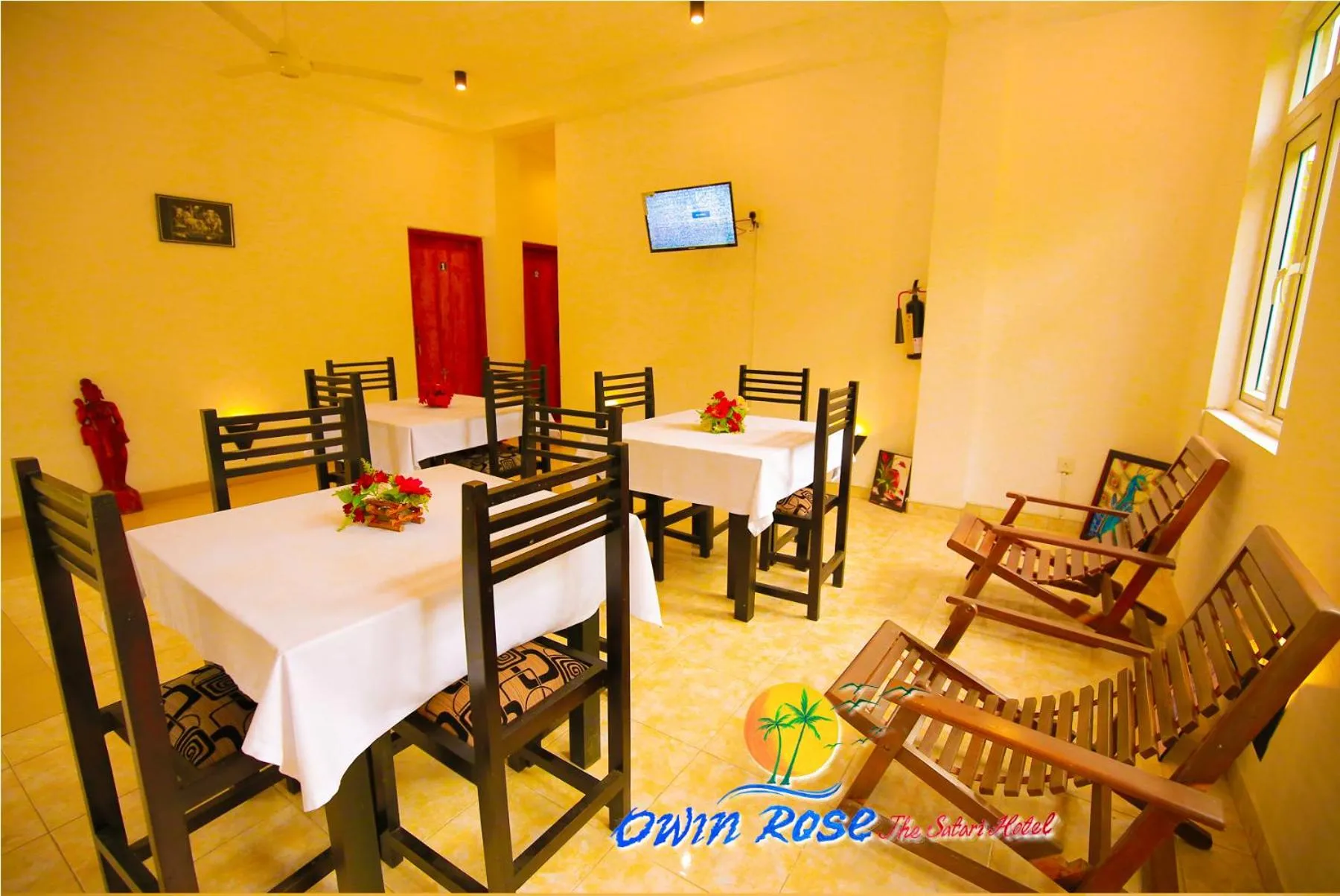 Seating area in Owin Rose Yala Safari Hotel